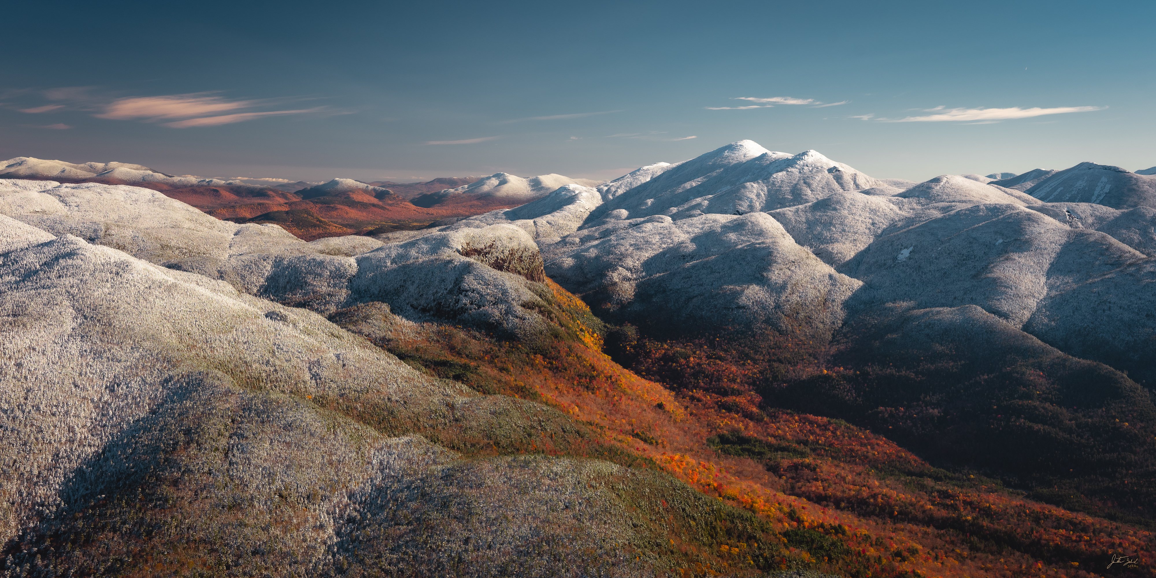 Snow-Capped High Peaks and Indian Pass