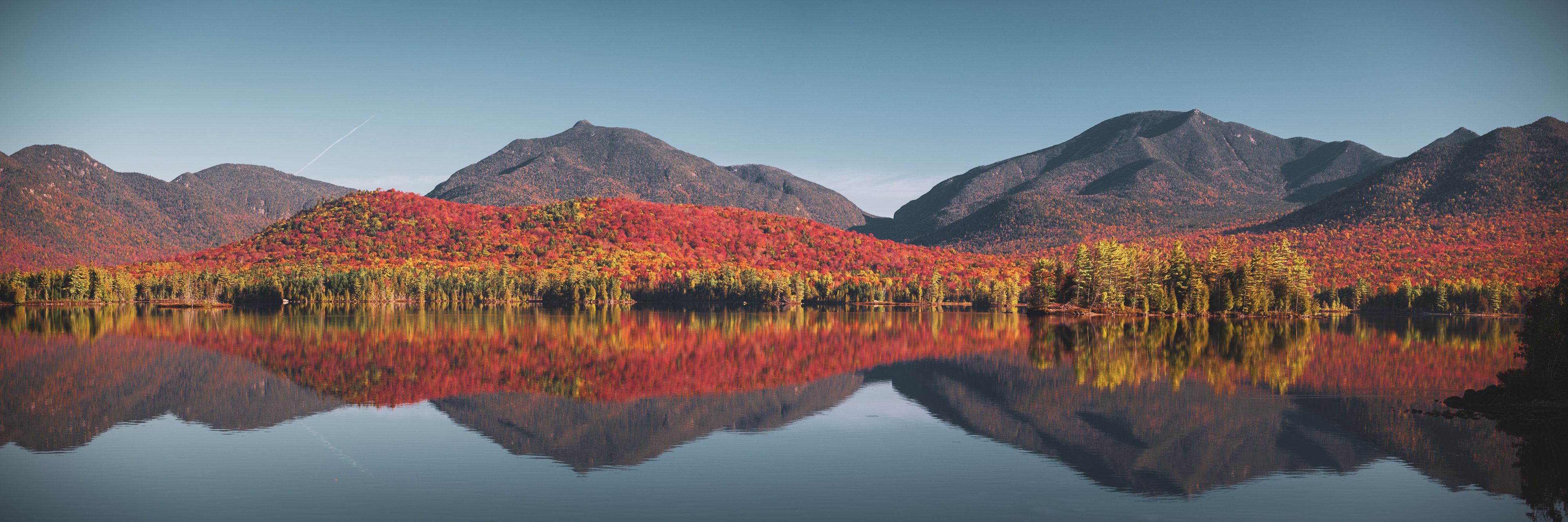 Dix Range and Nippletop from Elk Lake
