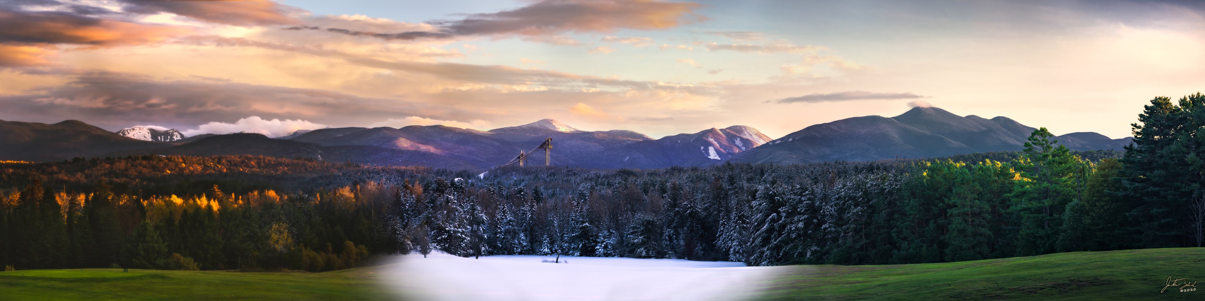 Lake Placid Ski Jumps Through Three Seasons