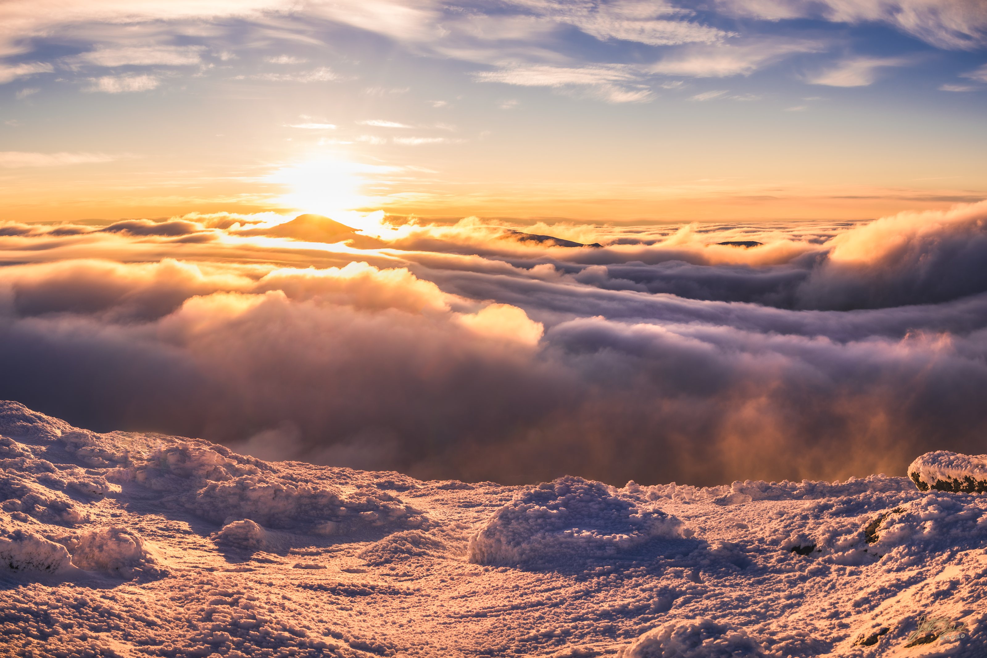 Cloud Sea Sunrise from Algonquin