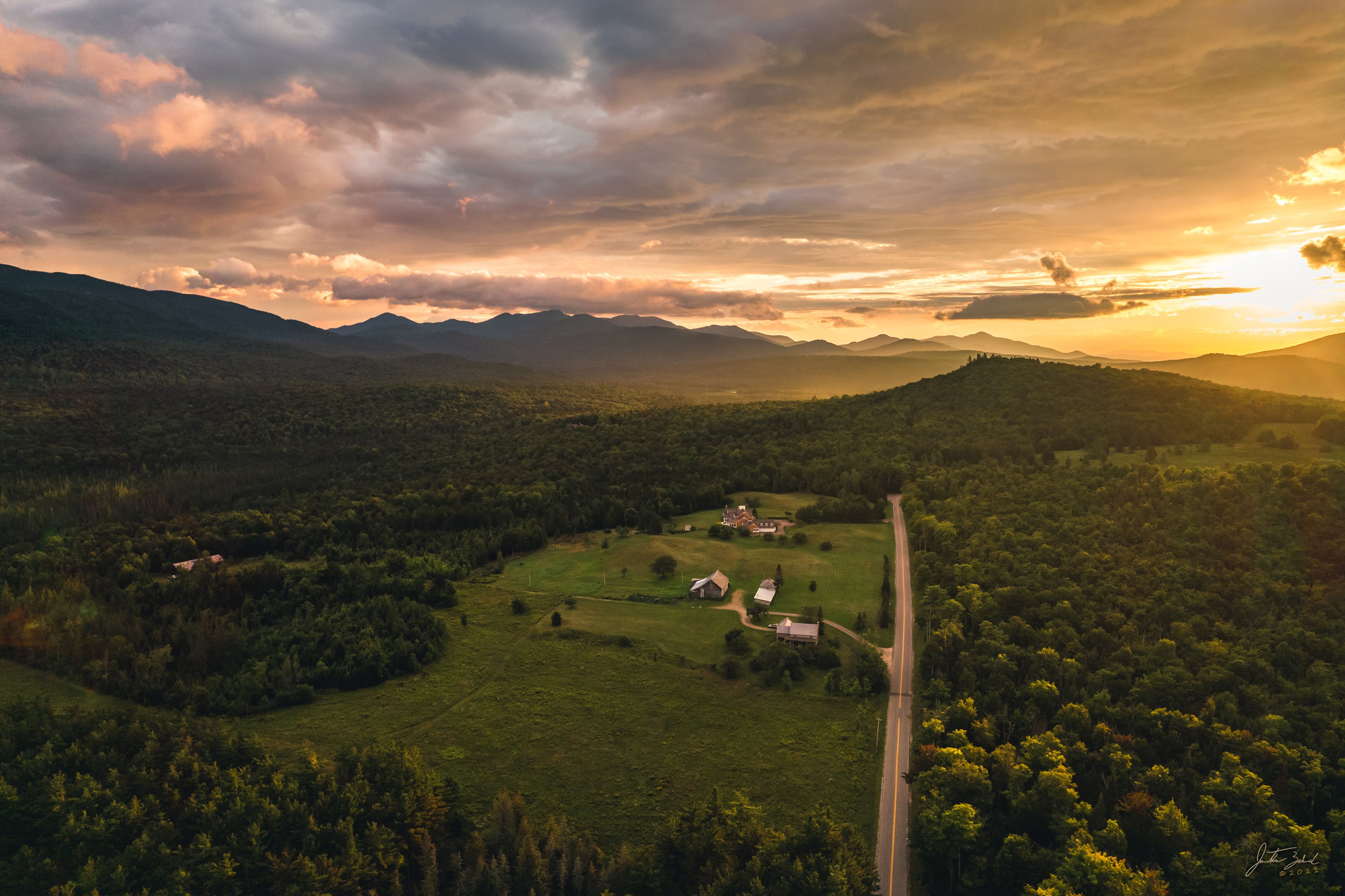 Bear Cub Lane from Above