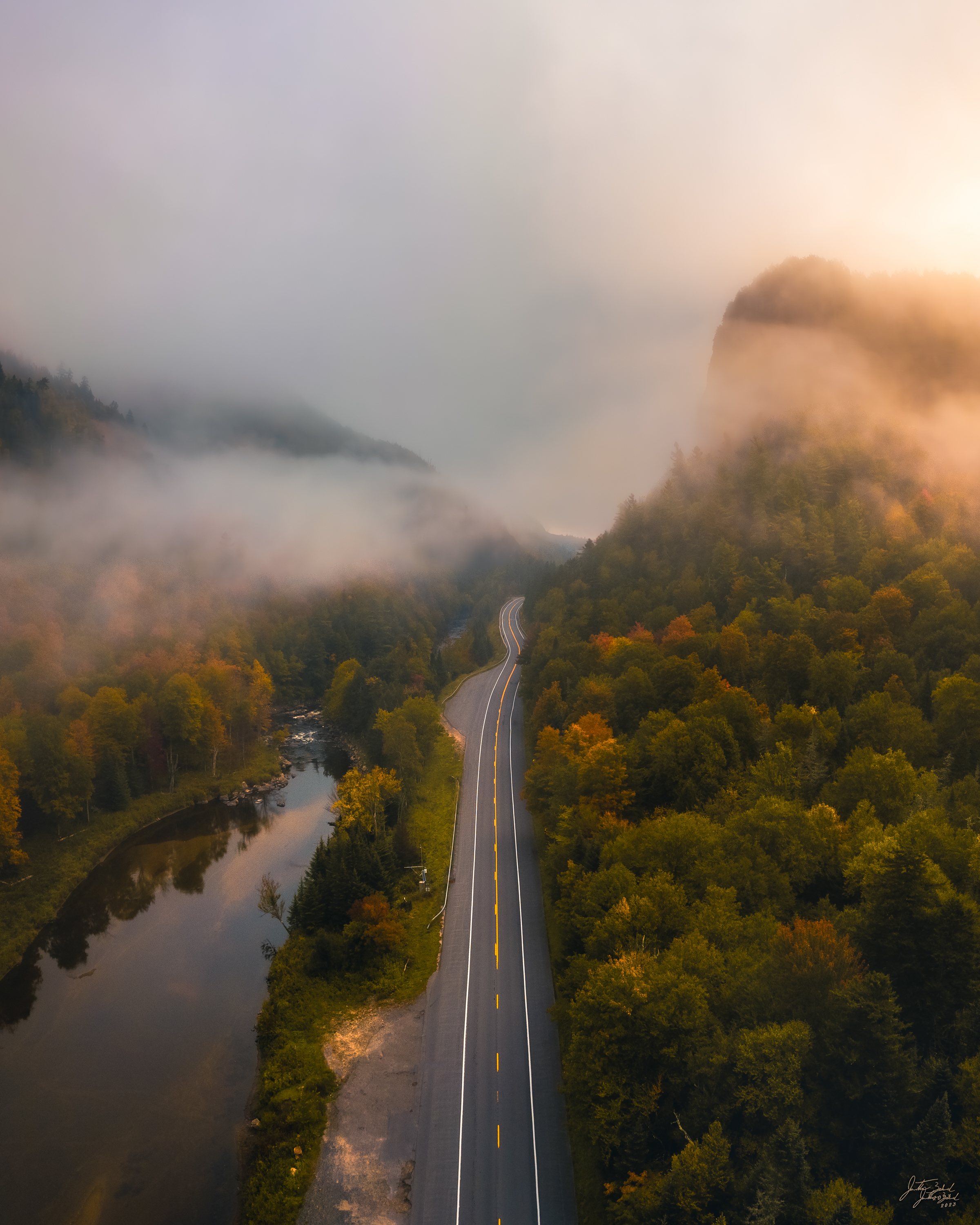 Aerial View of Wilmington Notch