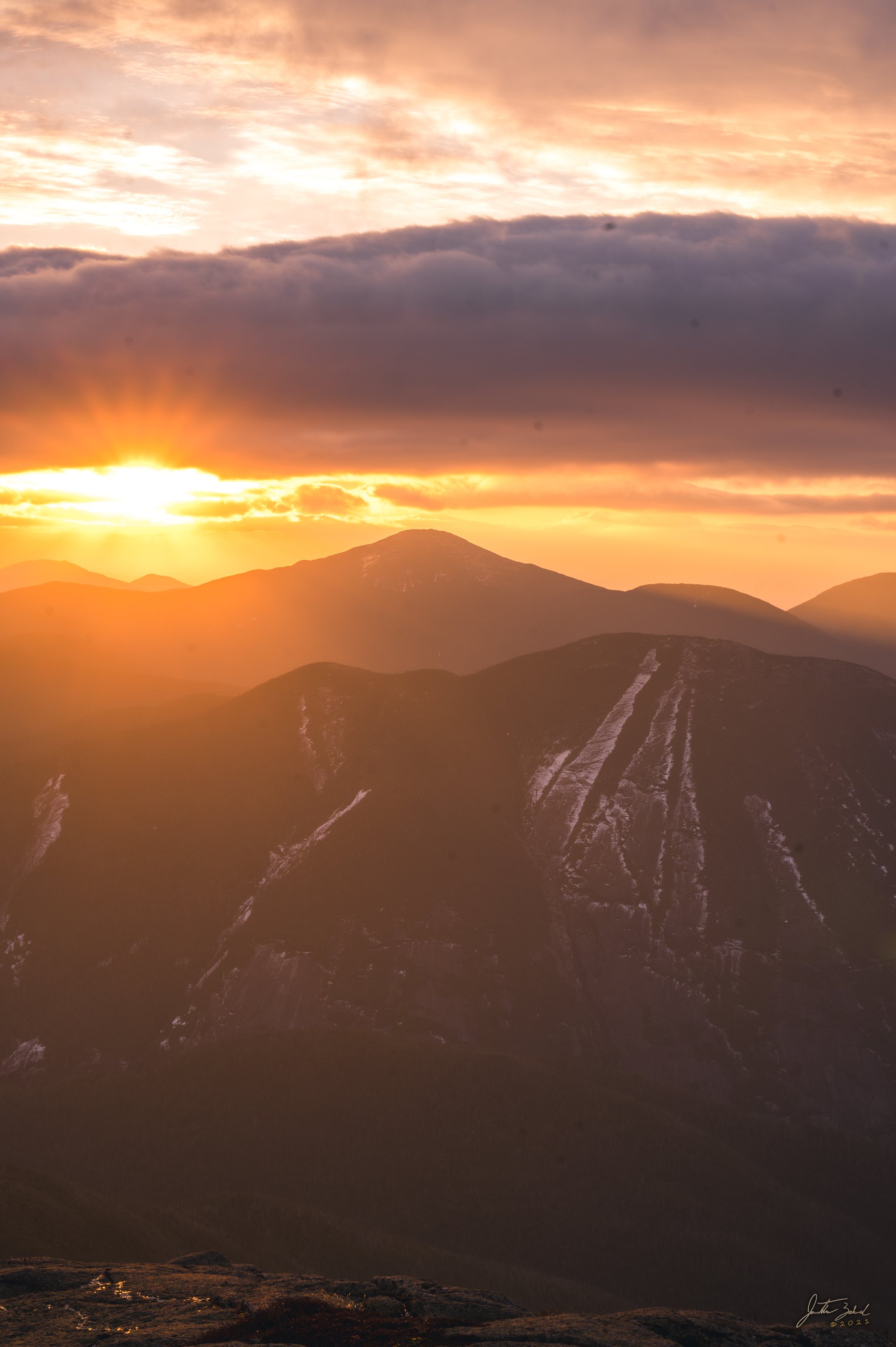 Golden Sunrise from Algonquin Peak
