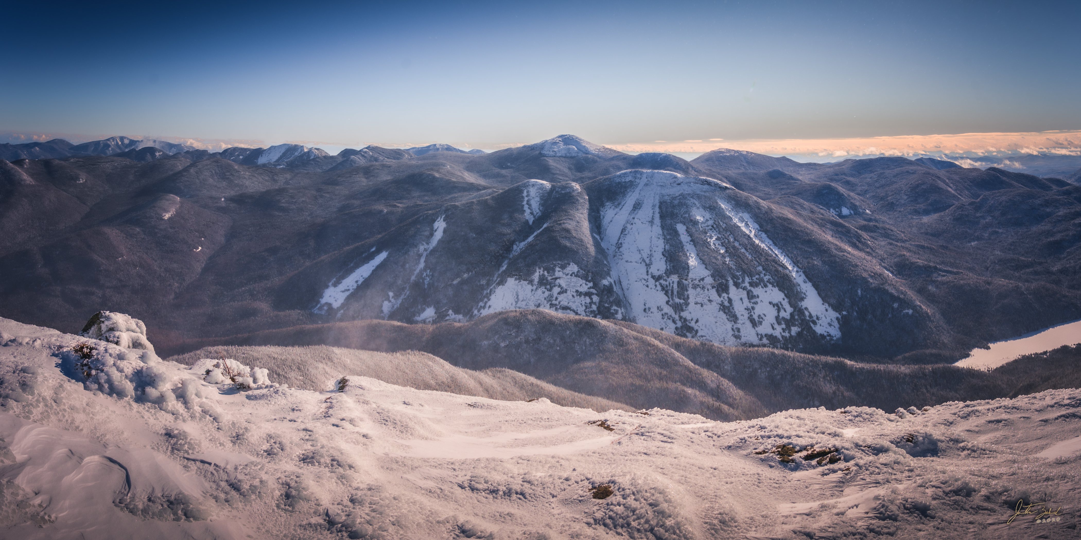 Winter Summit of Algonquin Peak