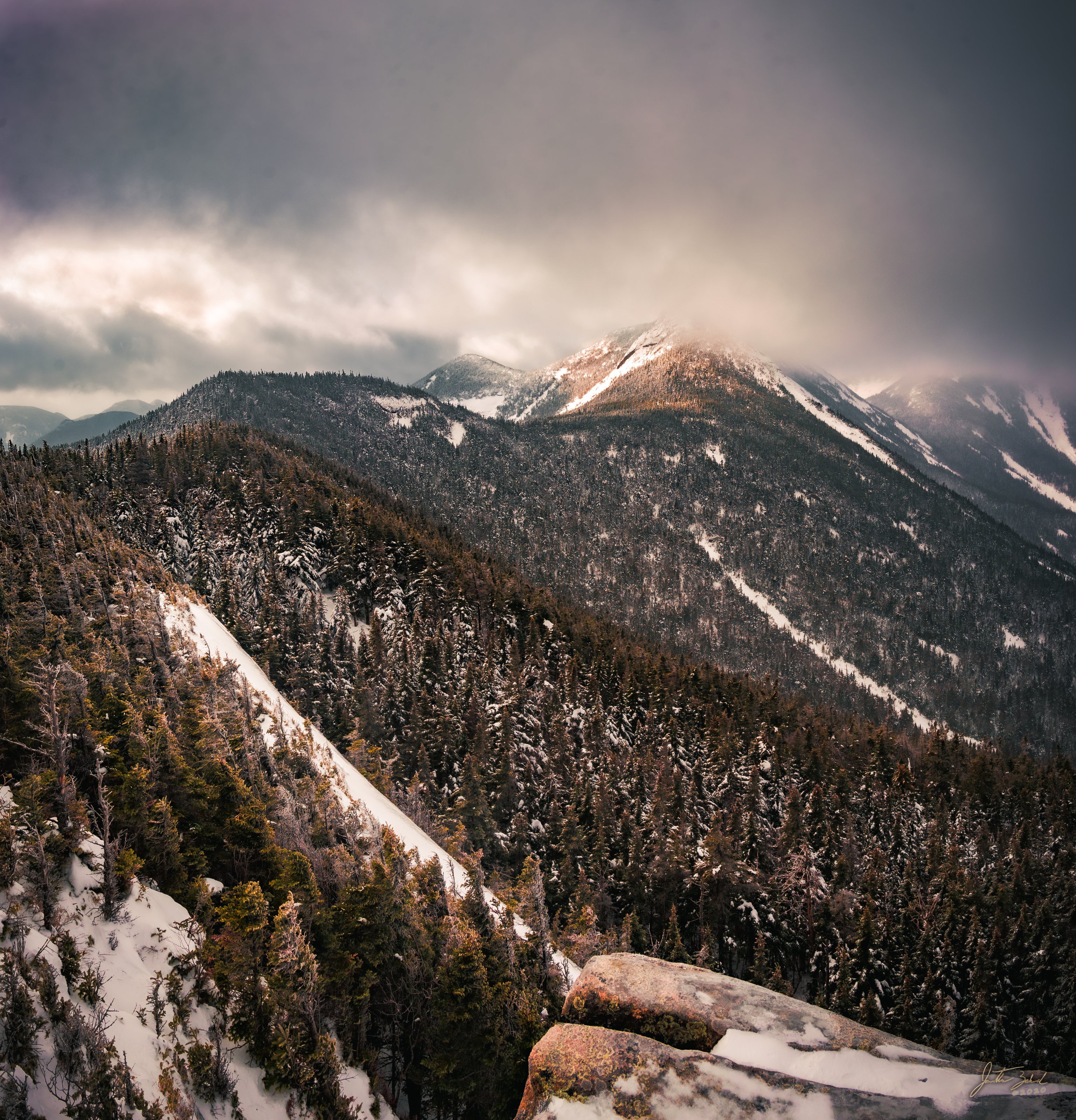 Winter View from Armstrong Mountain