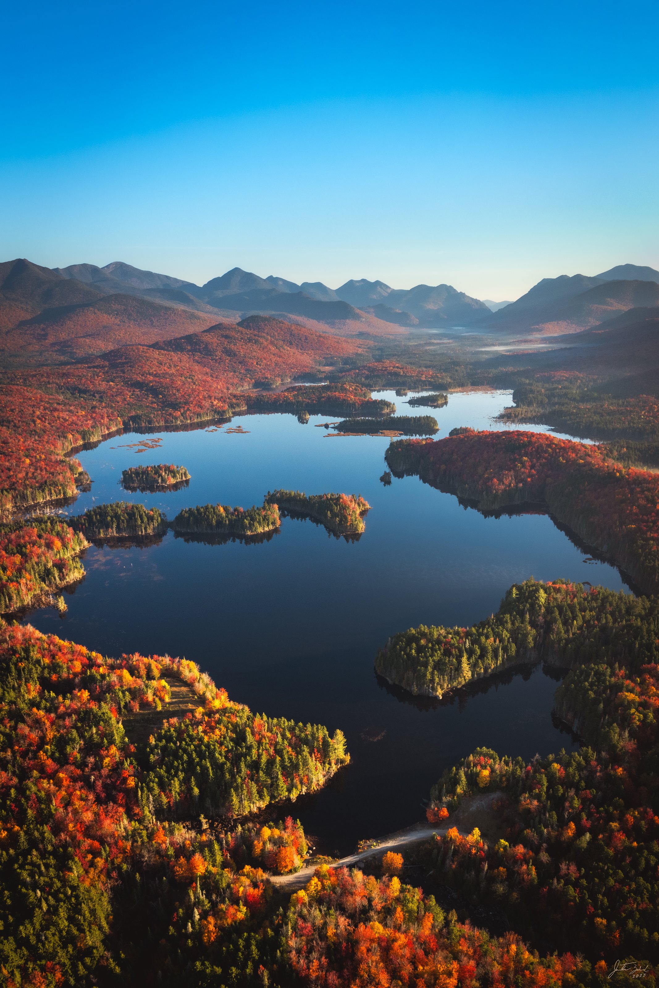 Autumn Aerial View at Boreas Ponds