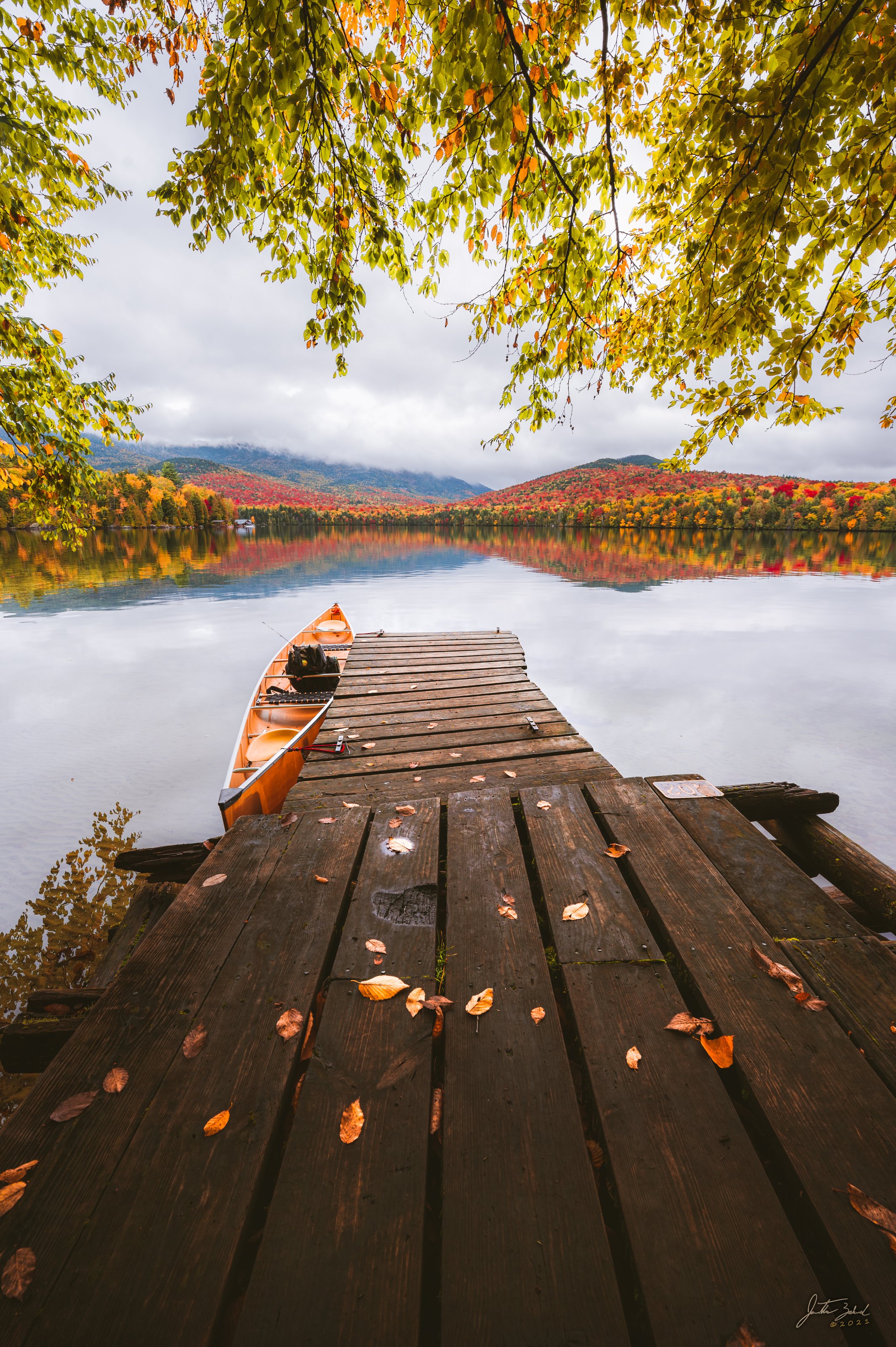 Autumn Morning on Lake Placid