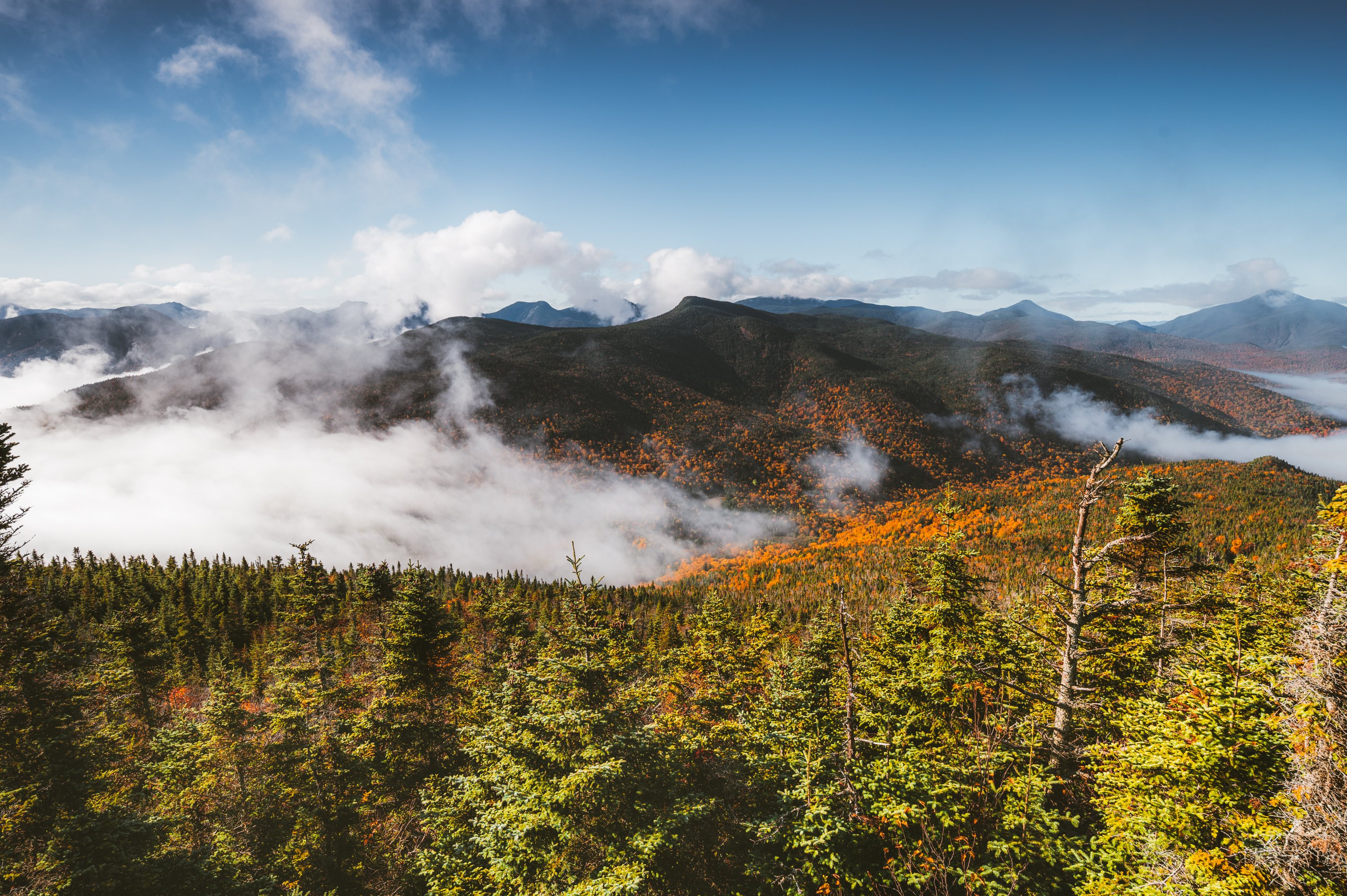 Autumn Morning on Porter and Big Slide