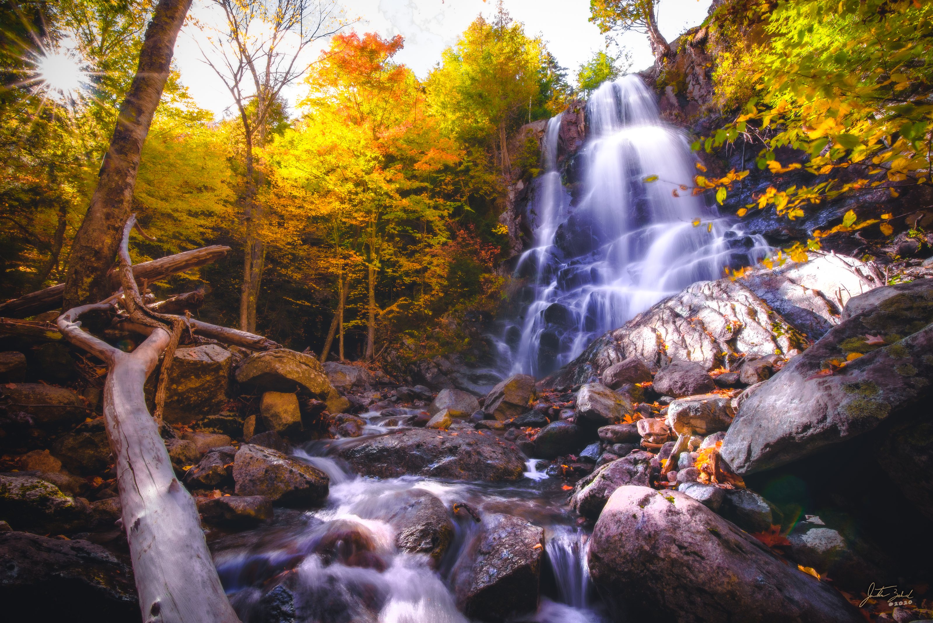 Beaver Meadow Falls in Autumn
