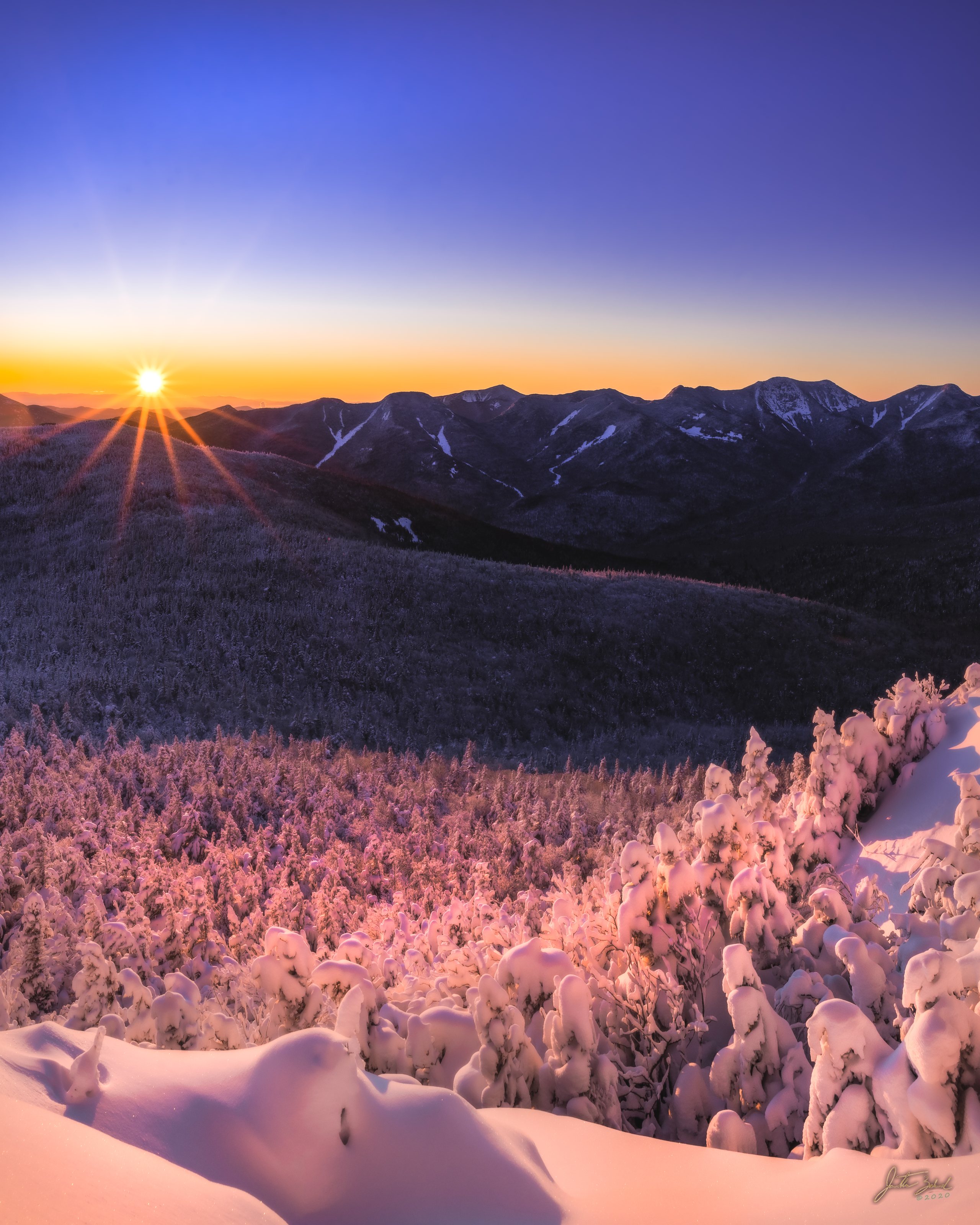 Winter View from Big Slide Mountain
