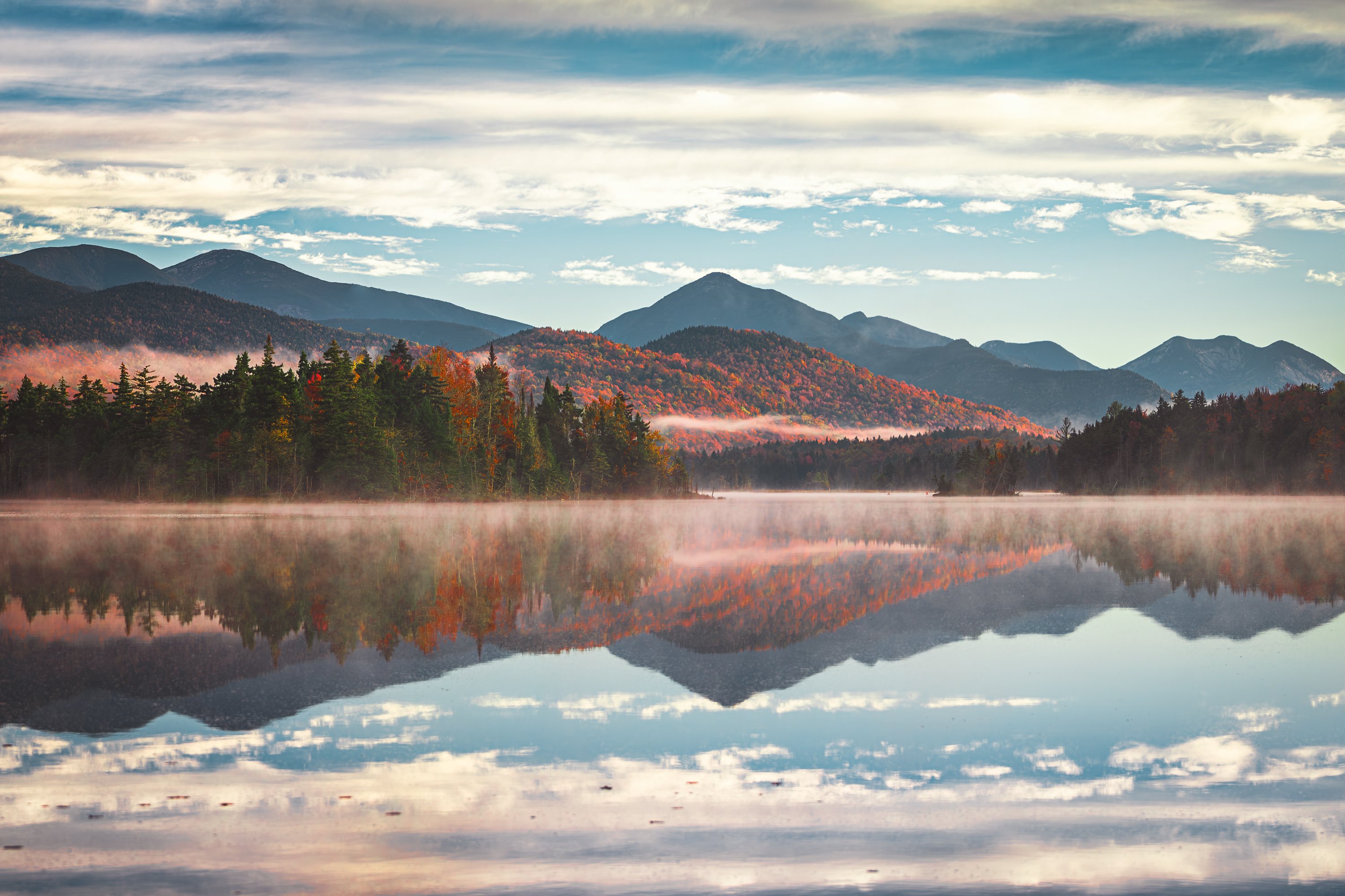 Autumn Reflections at Boreas Ponds Shoreline