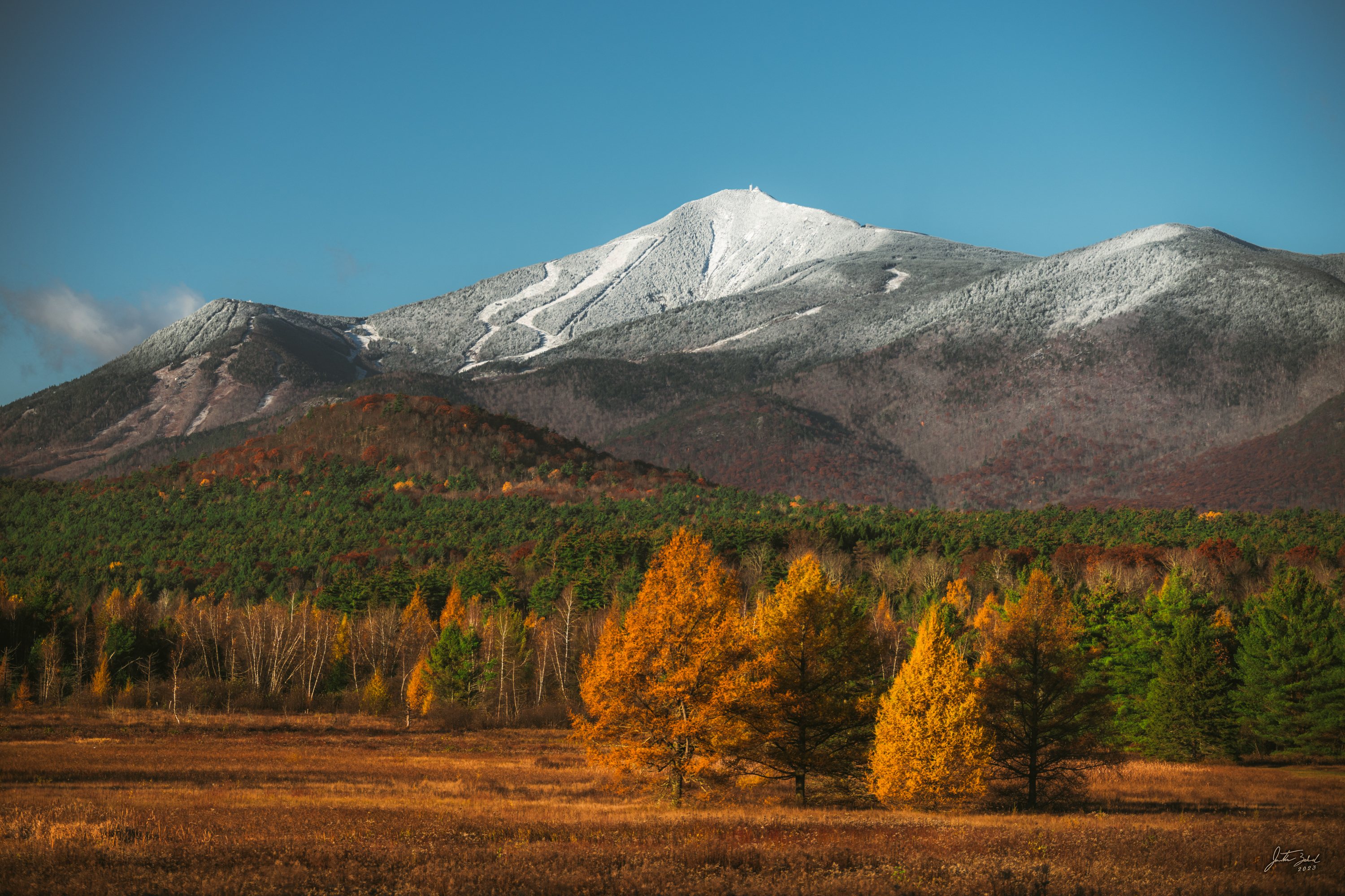 Colliding Seasons on Whiteface Mountain