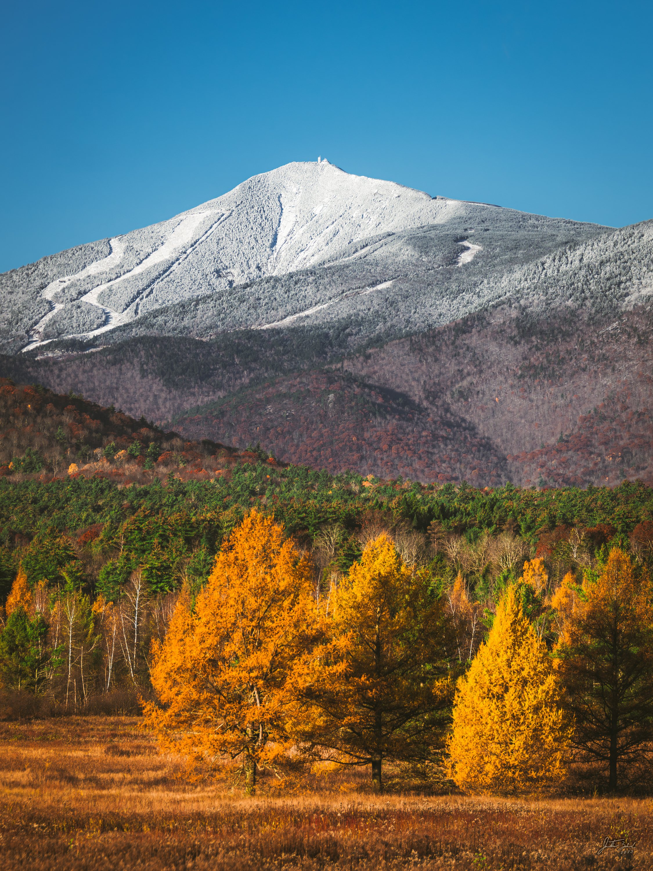 Whiteface Mountain in Colliding Seasons