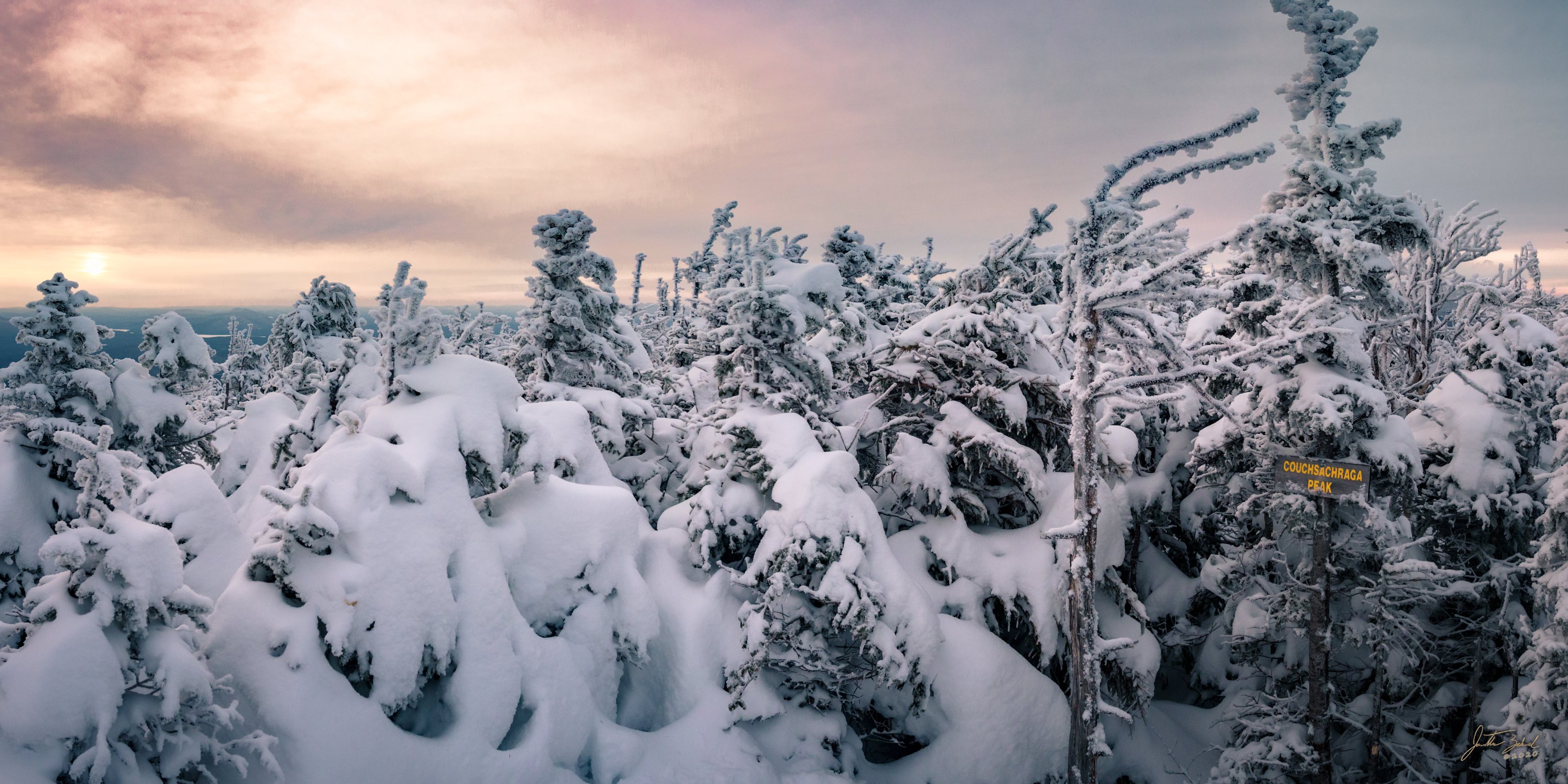 Winter View from Couchsachraga Peak