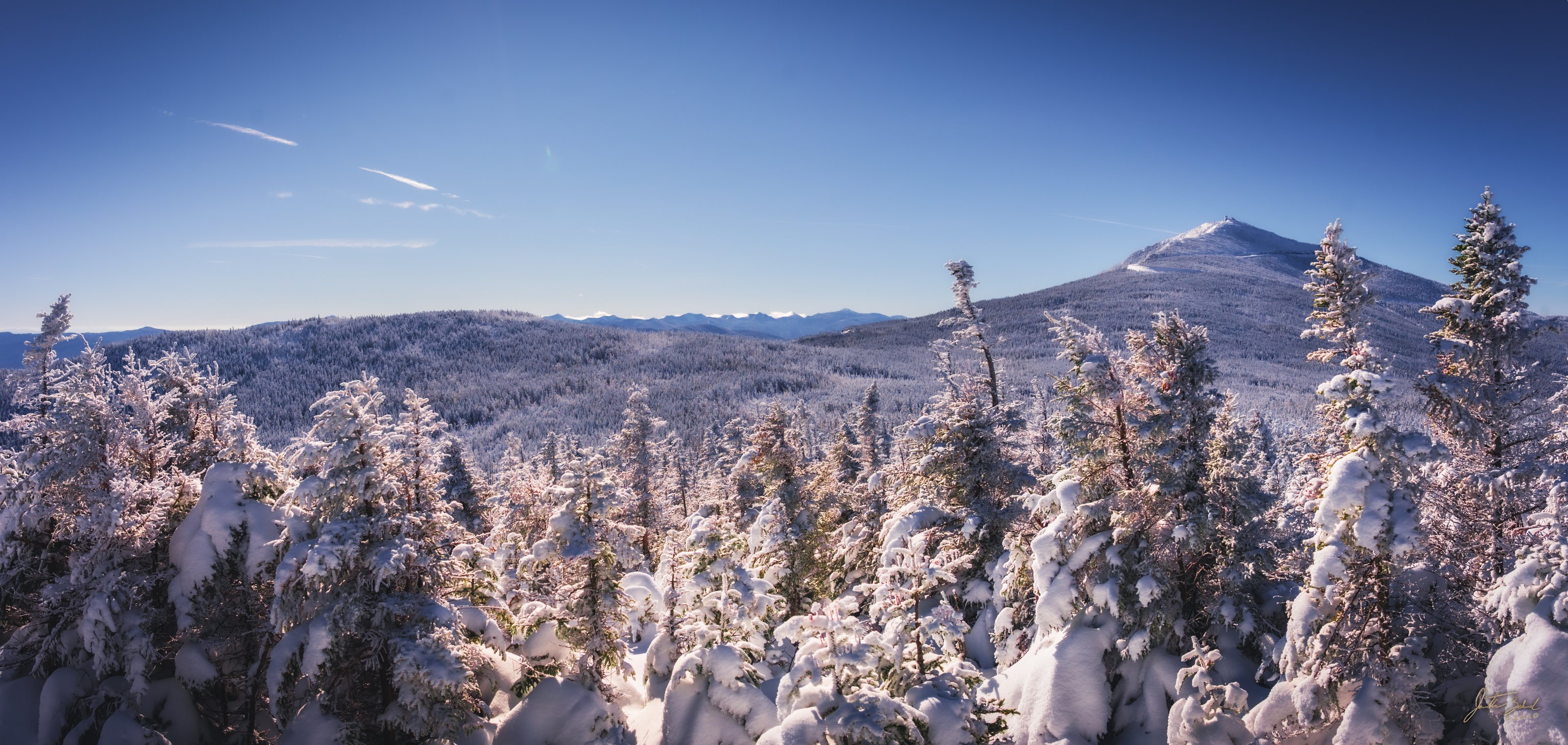 Winter View from Esther Mountain