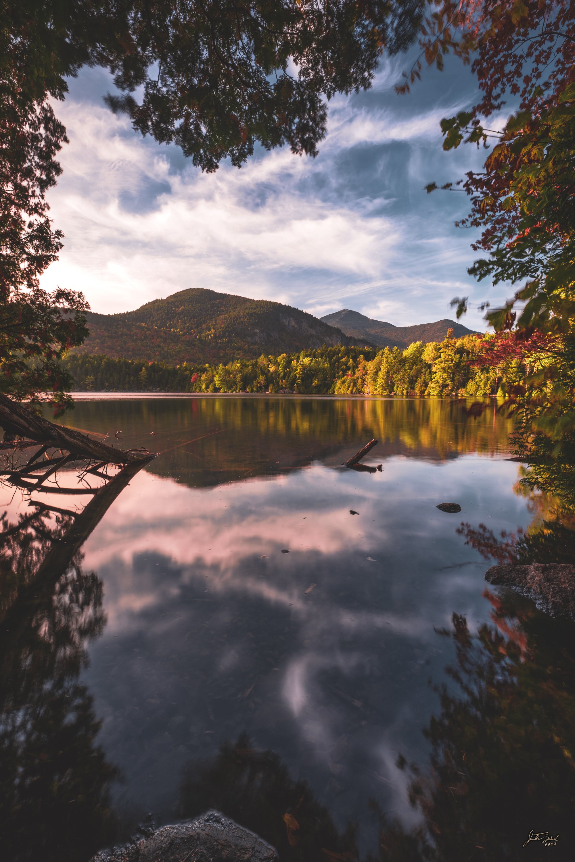 Evening Autumn Light at Copperas Pond