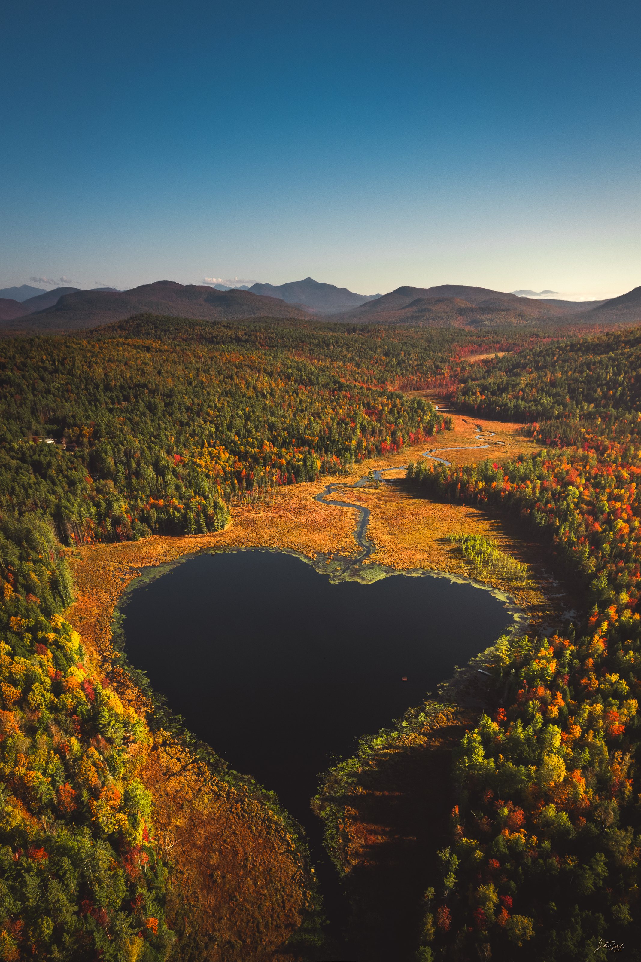 Heart-Shaped Lake near Hoffman Wilderness