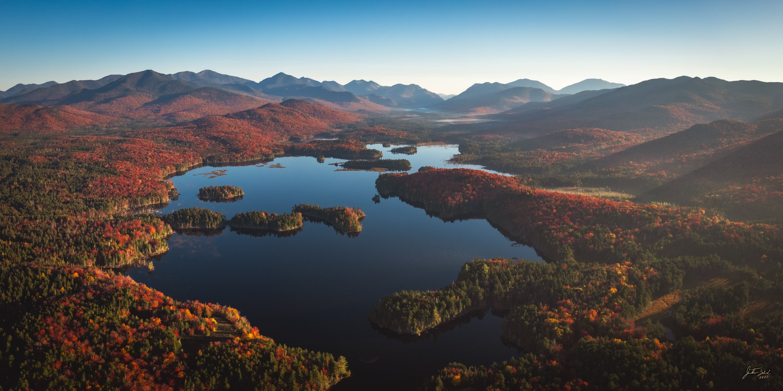 Autumn Aerial over Boreas Ponds