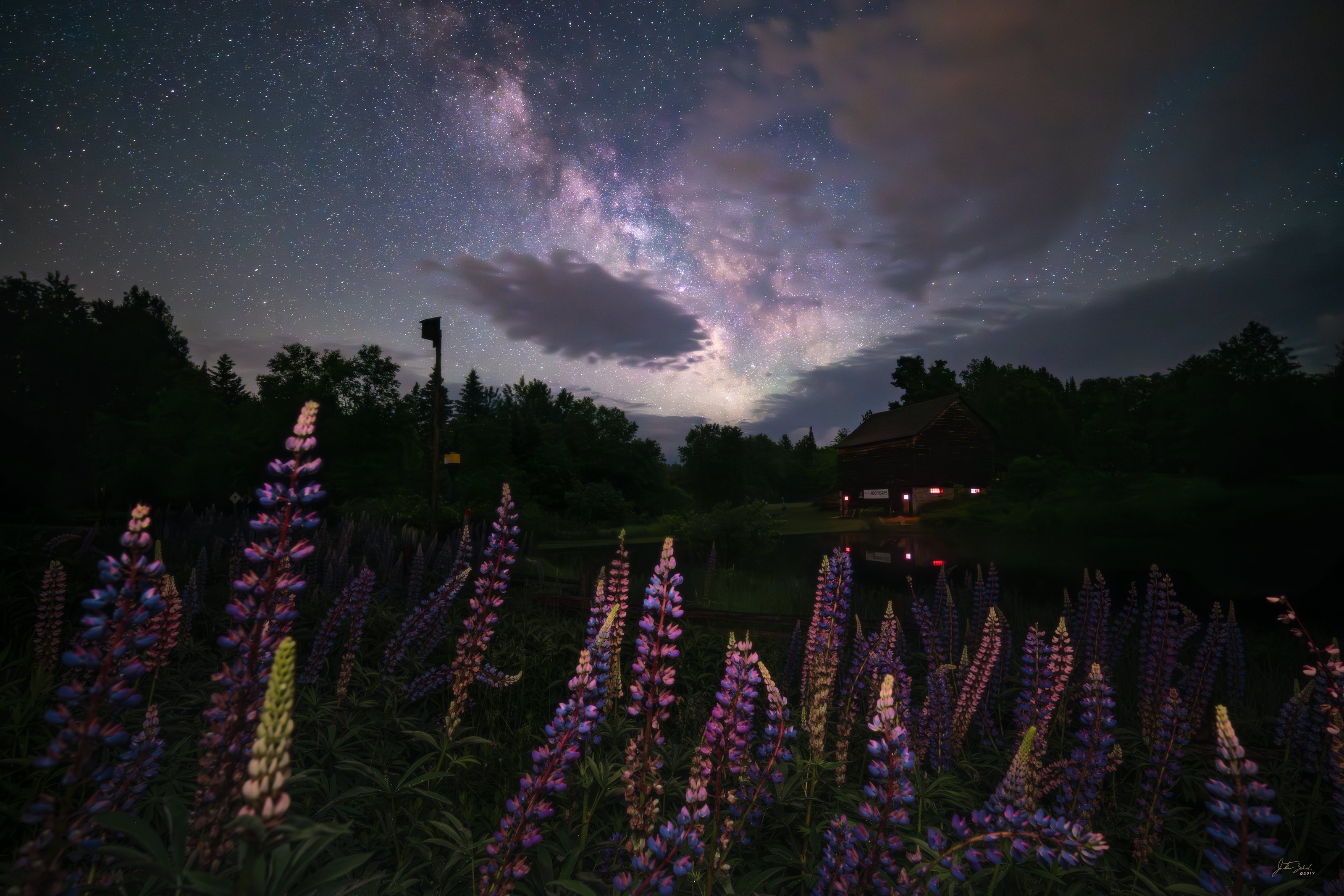 John Brown Farm under the Night Sky