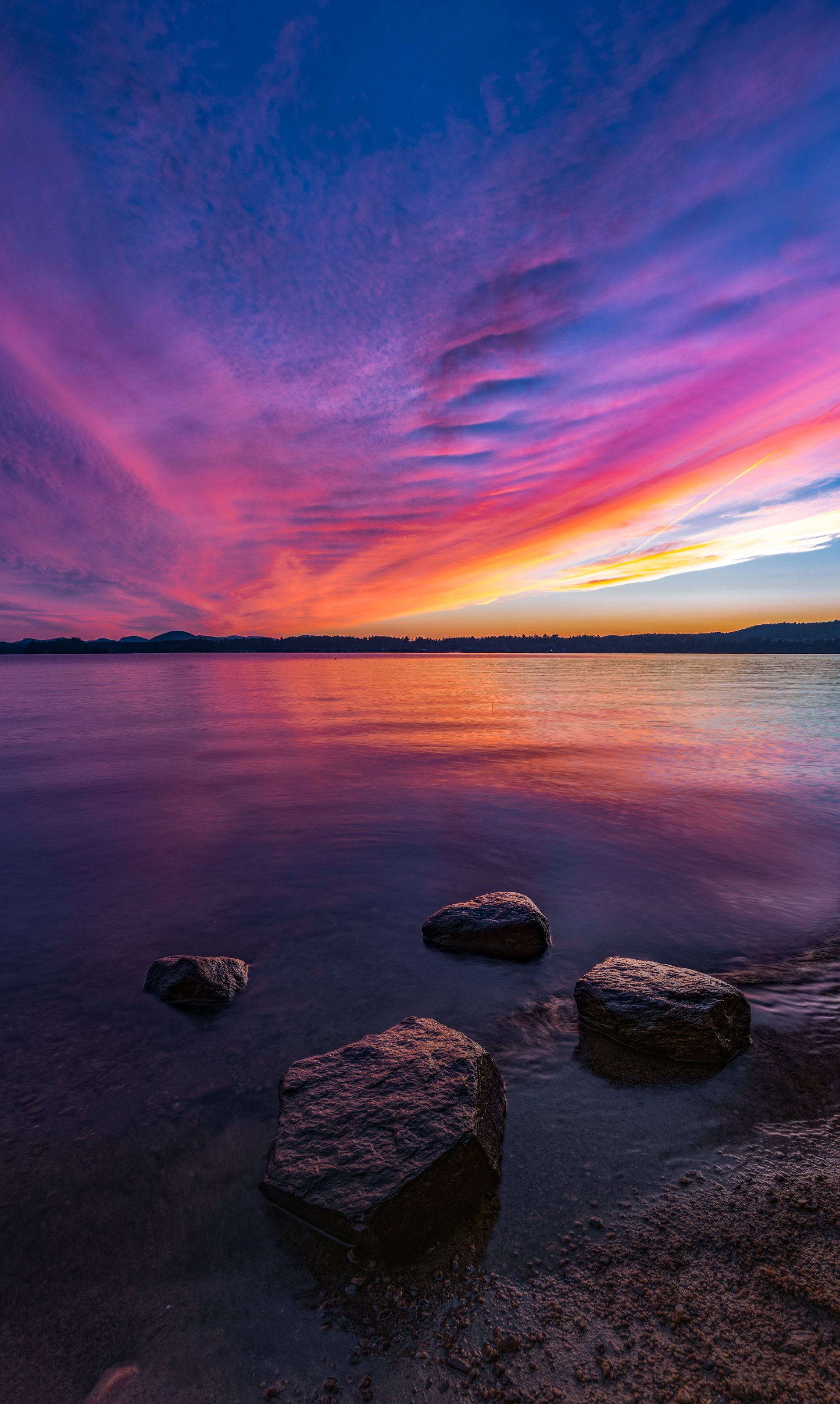 Quiet Summer Shoreline on Lake Pleasant