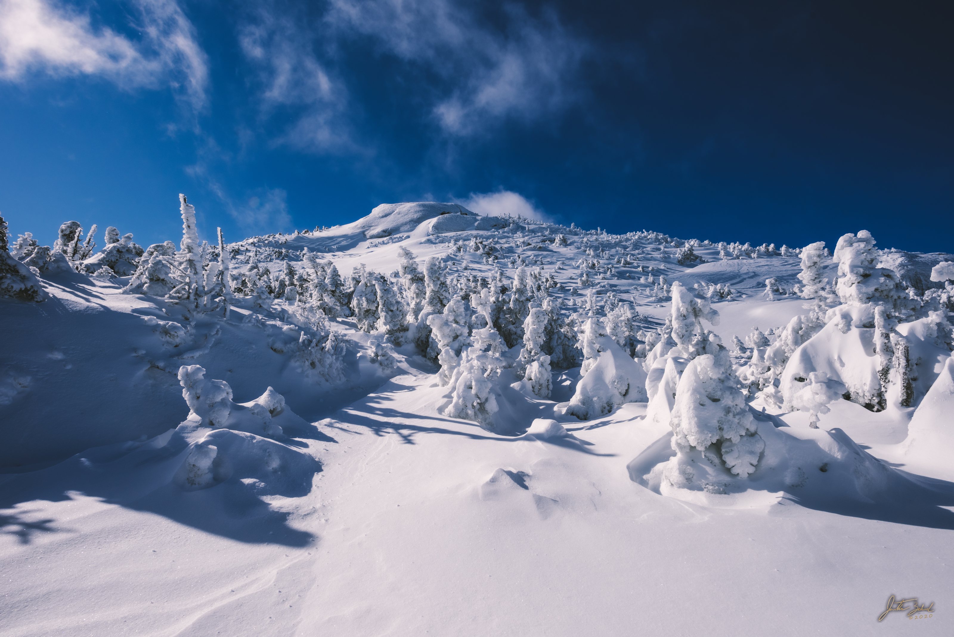 Winter Ascent toward Iroquois Peak