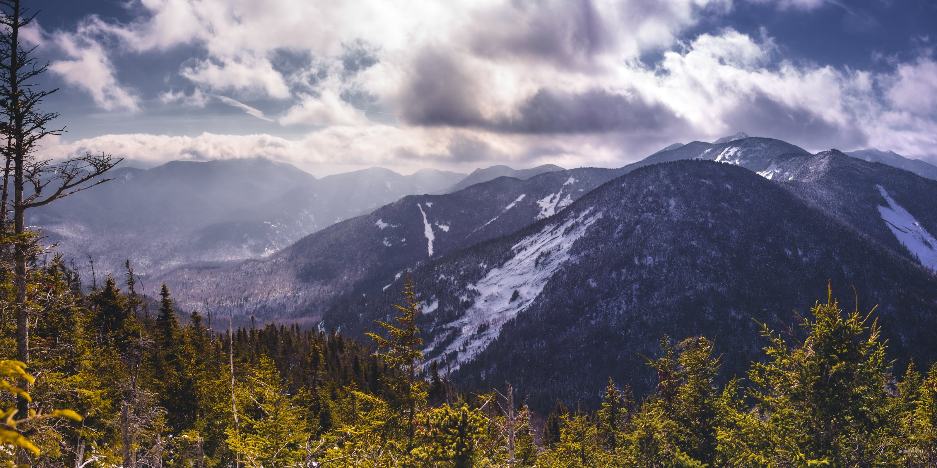 Winter View from Lower Wolfjaw