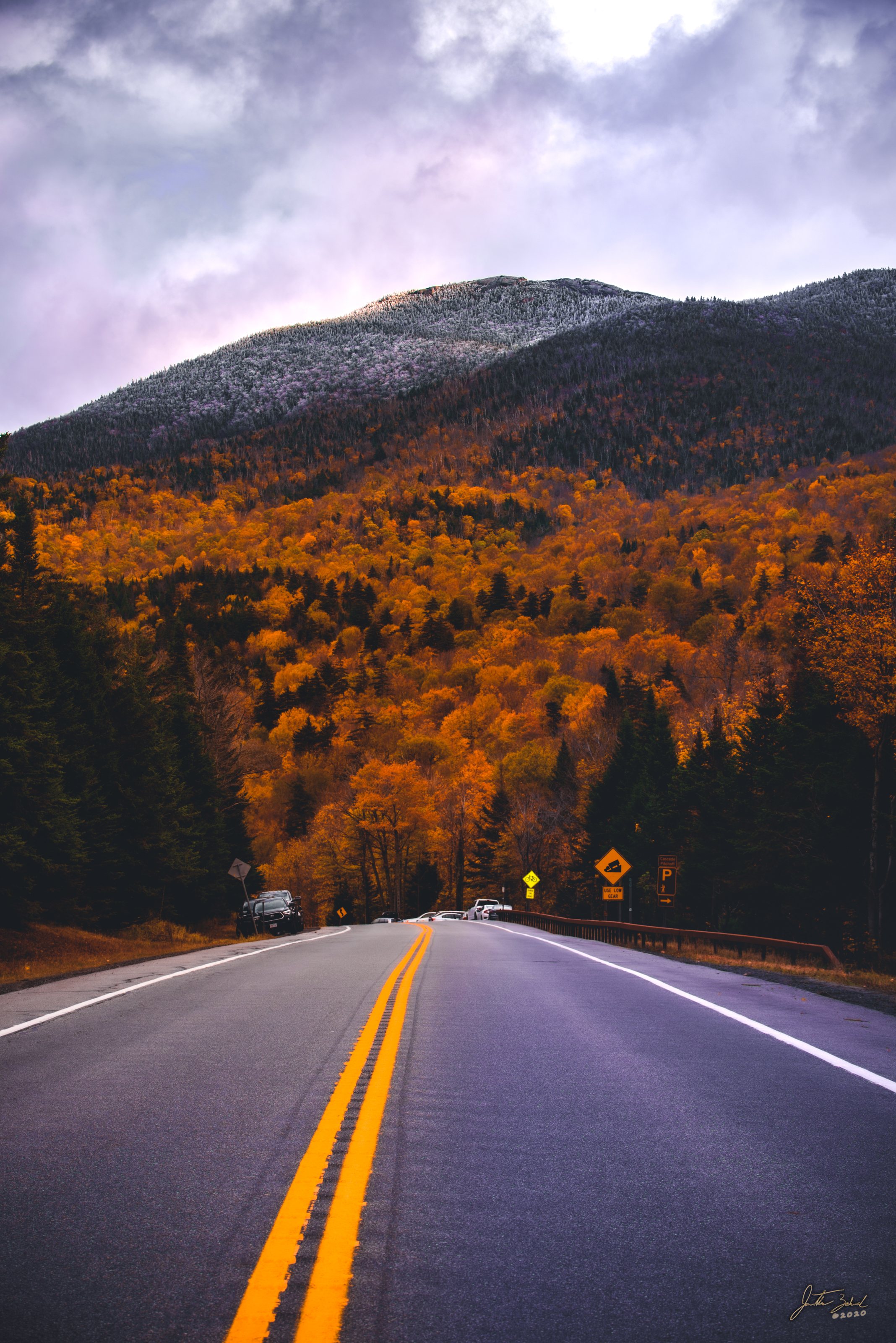 Autumn Storm over Cascade Mountain