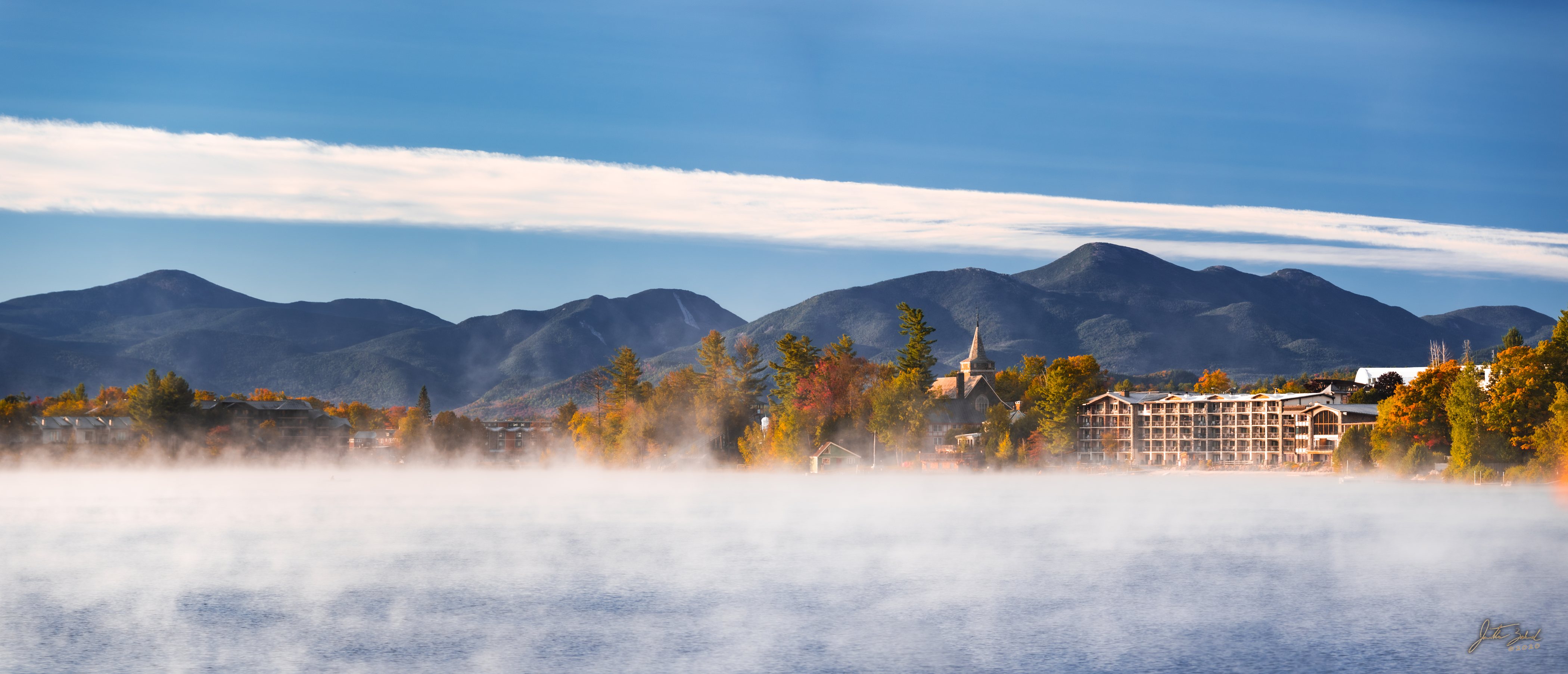 Morning Mist over Mirror Lake