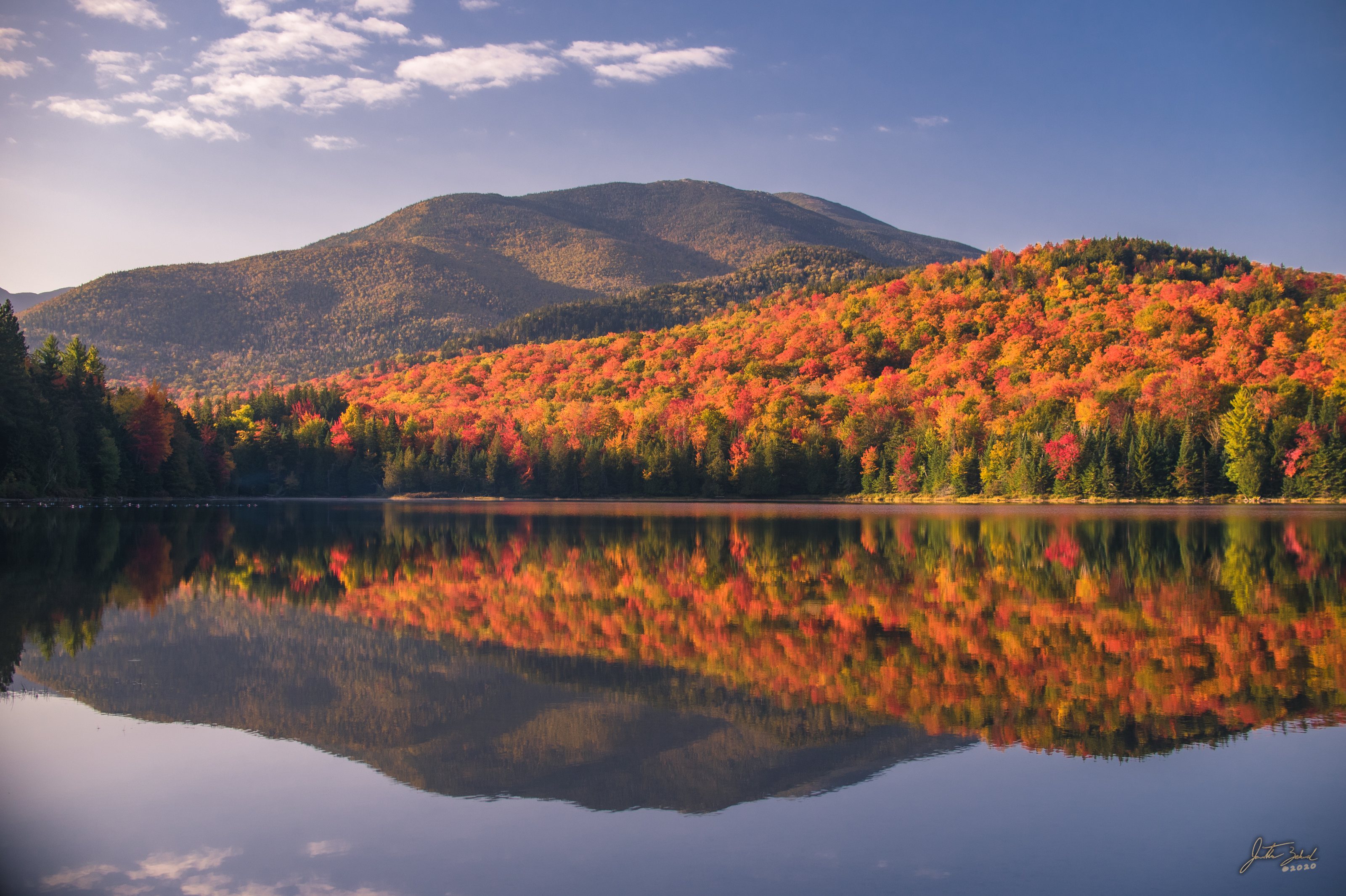 Morning Reflections on Heart Lake