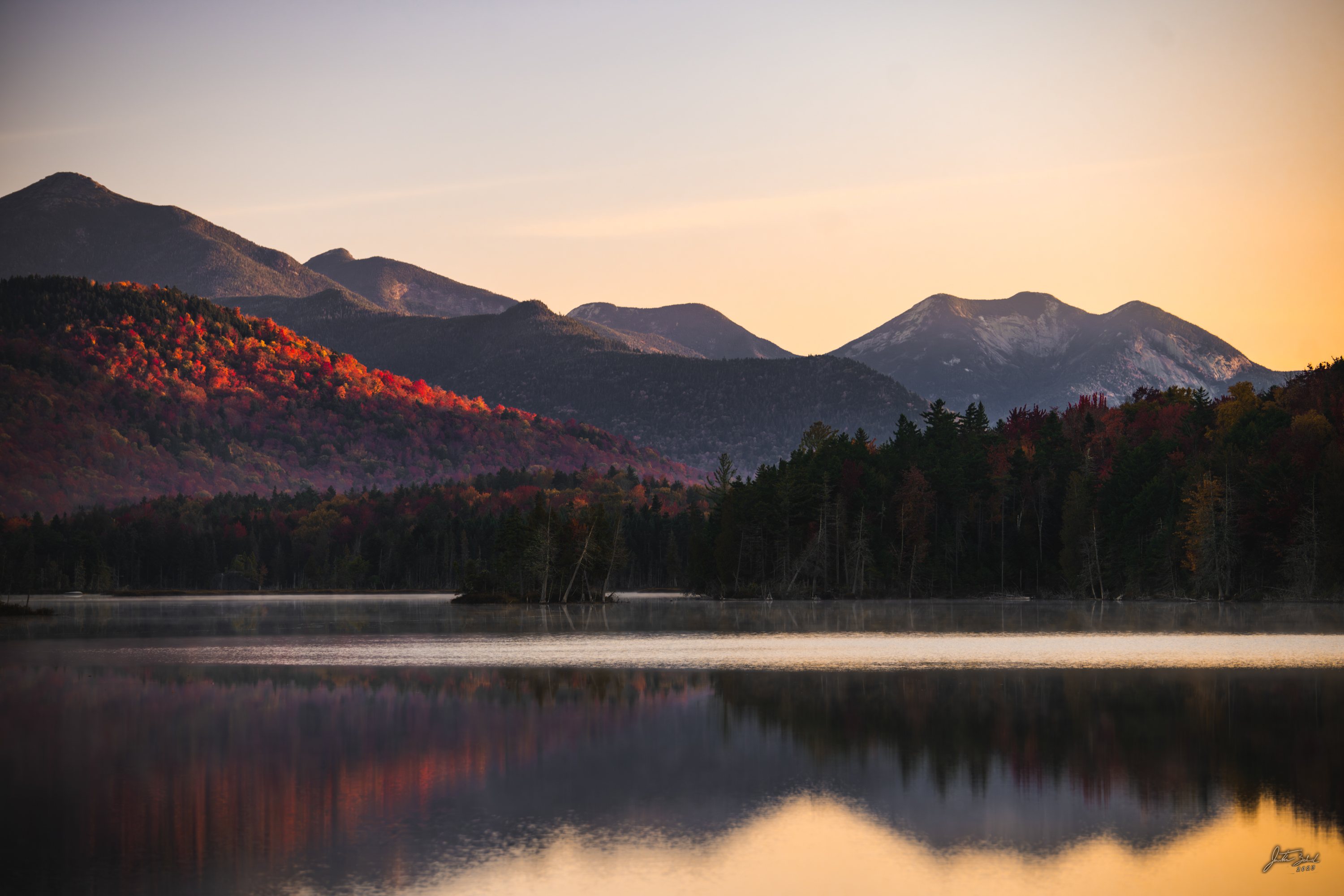 Great Range from Boreas Ponds in Morning Light