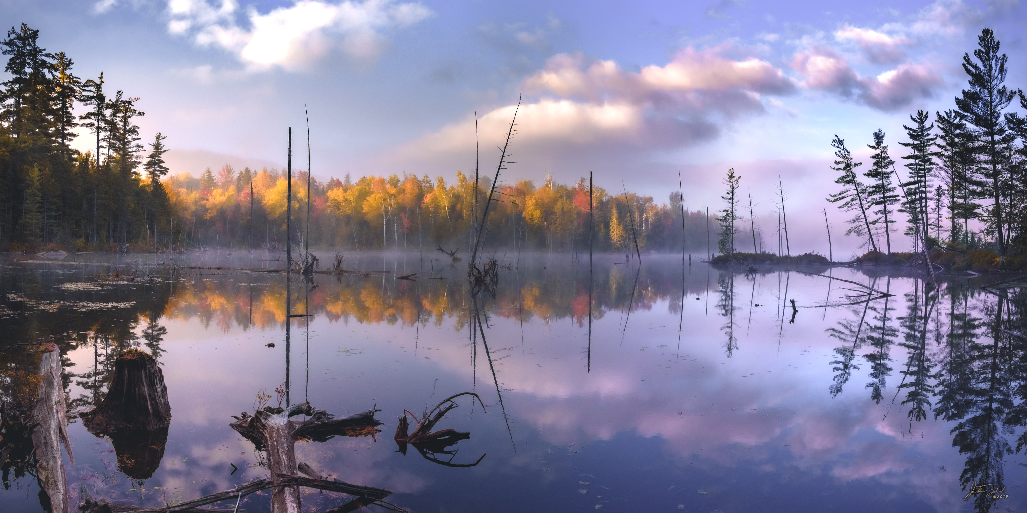 Morning Light from Lake Sally