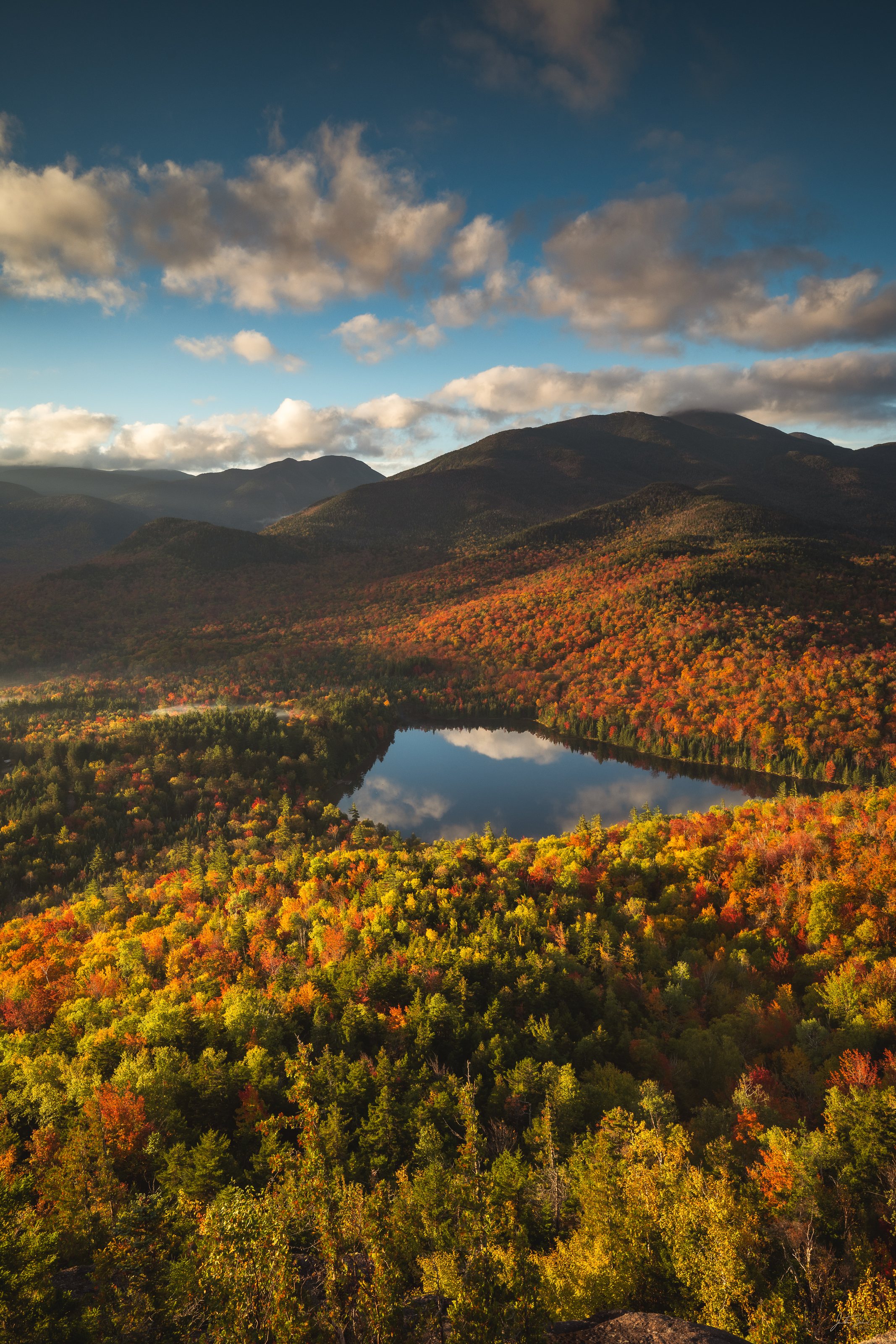 Autumn Morning View from Mount Jo