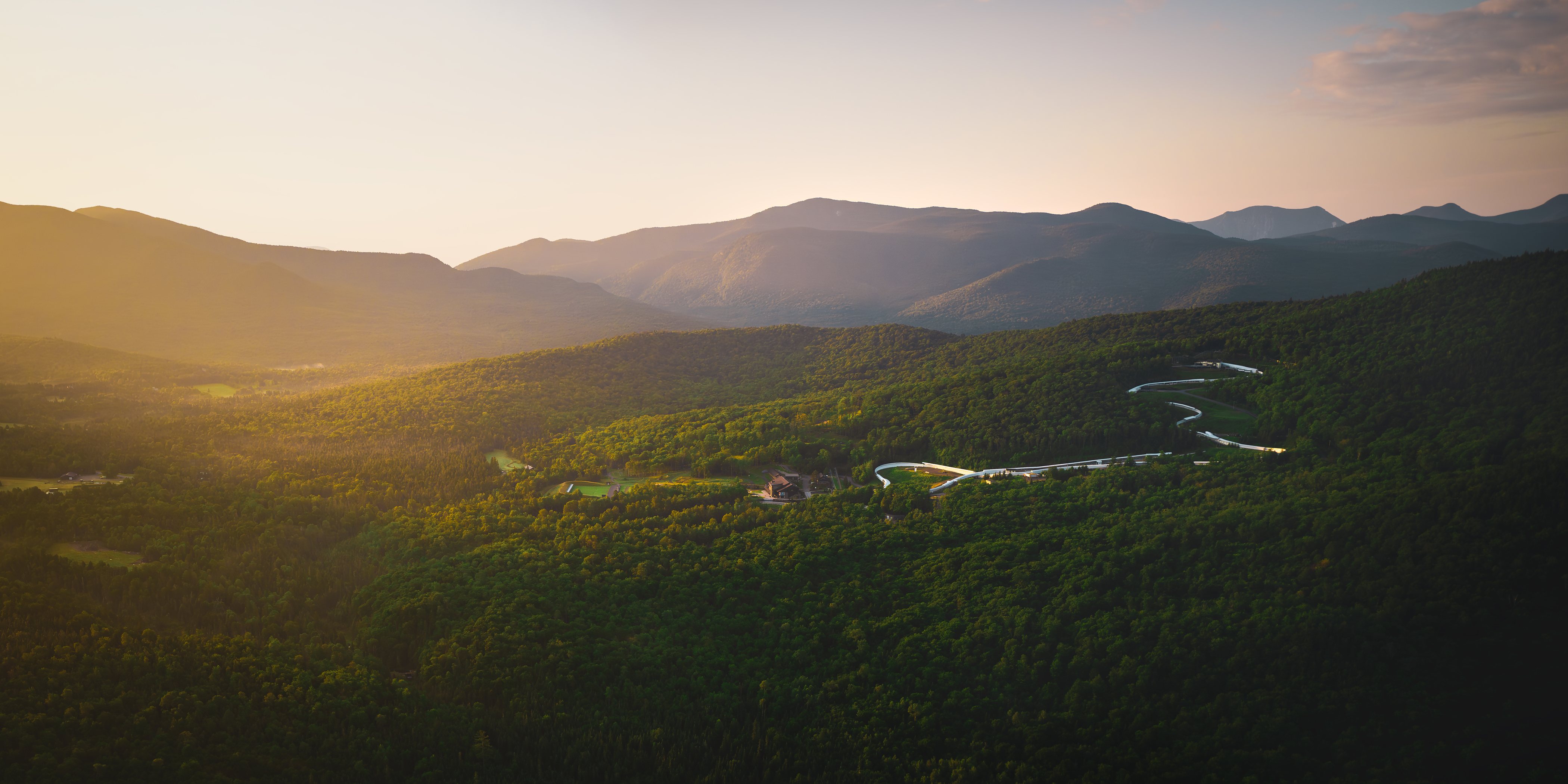 Morning light over Mount Van Hoevenberg