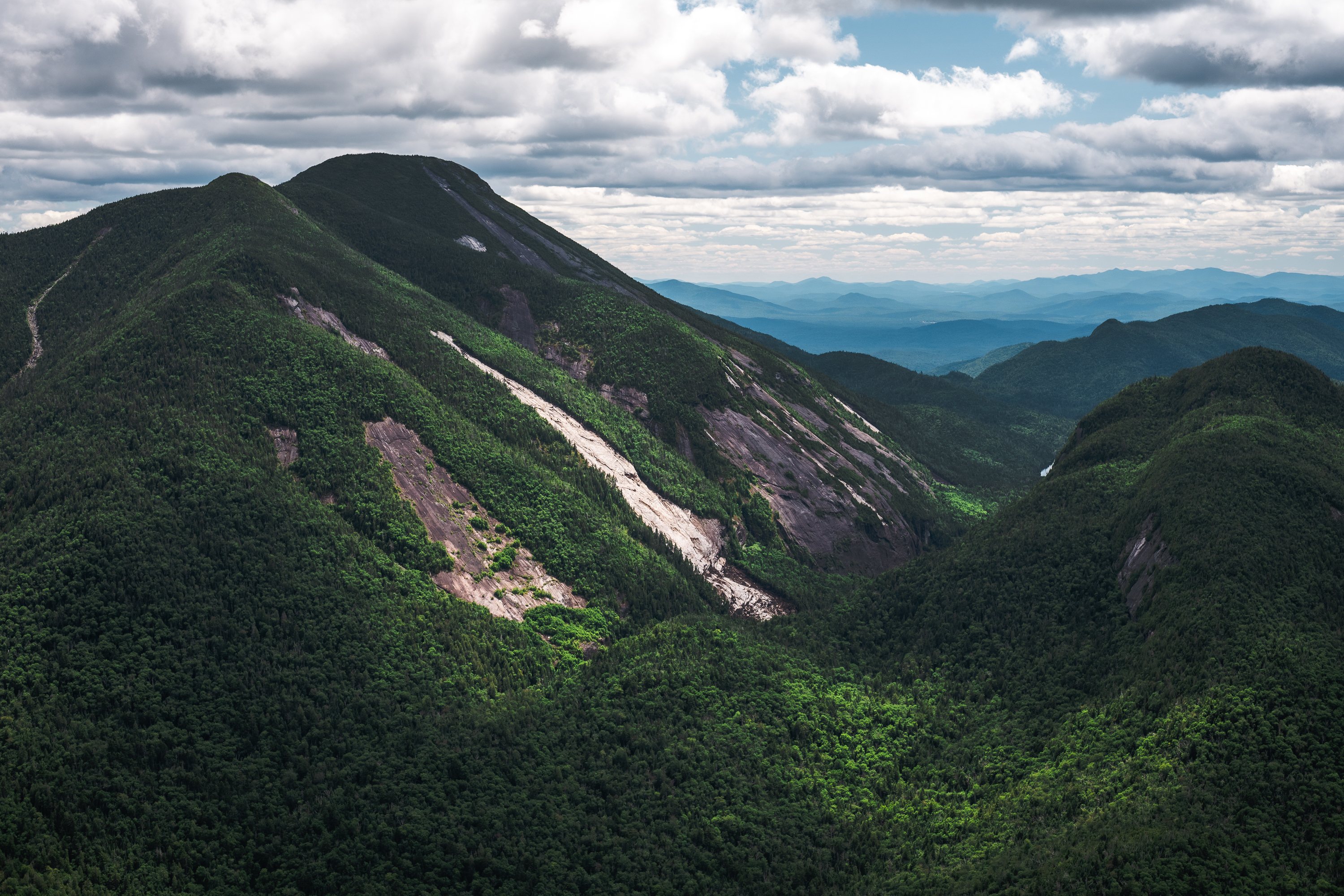 Mount Colden and Avalanche Pass from Above