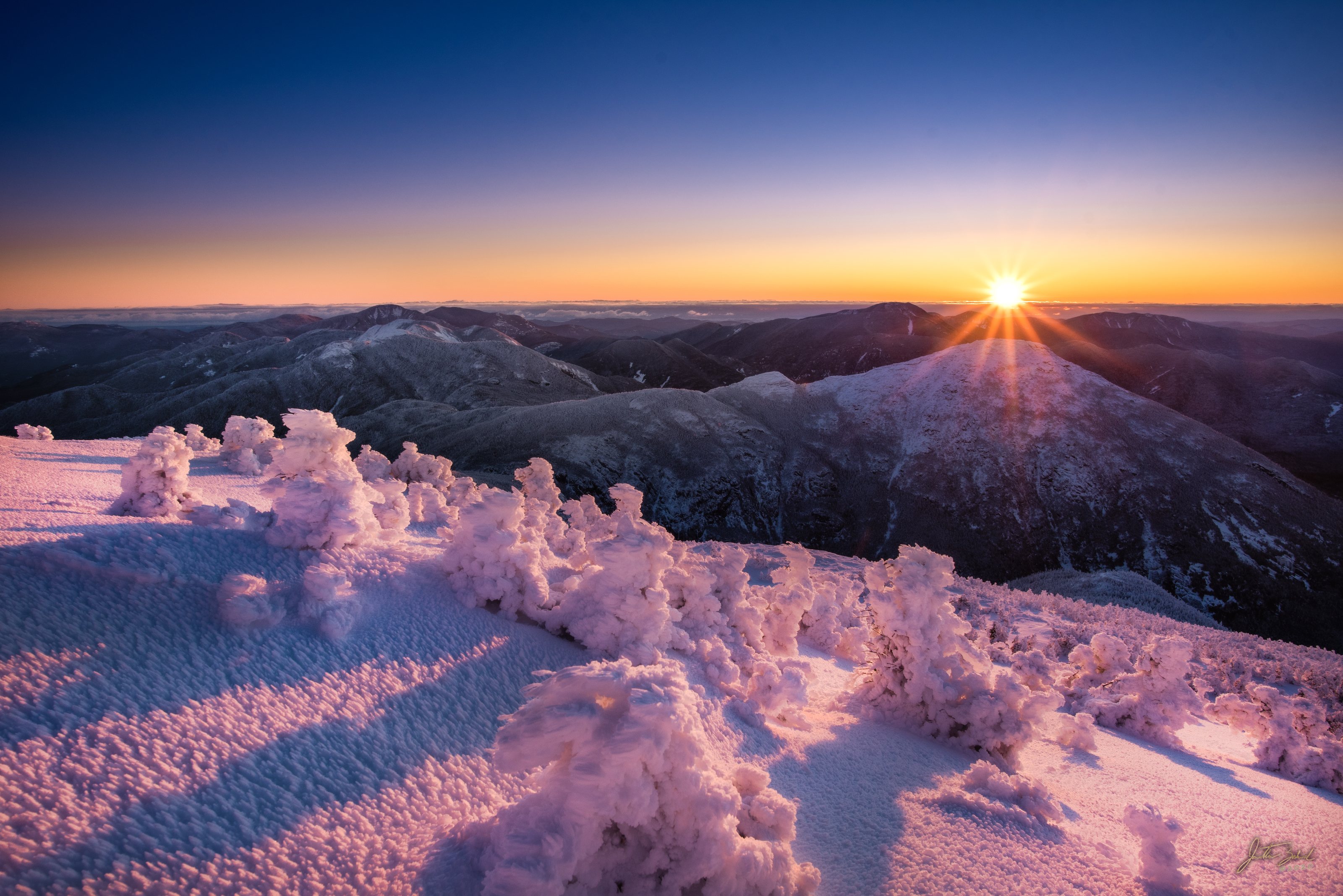 Winter View from Mount Marcy