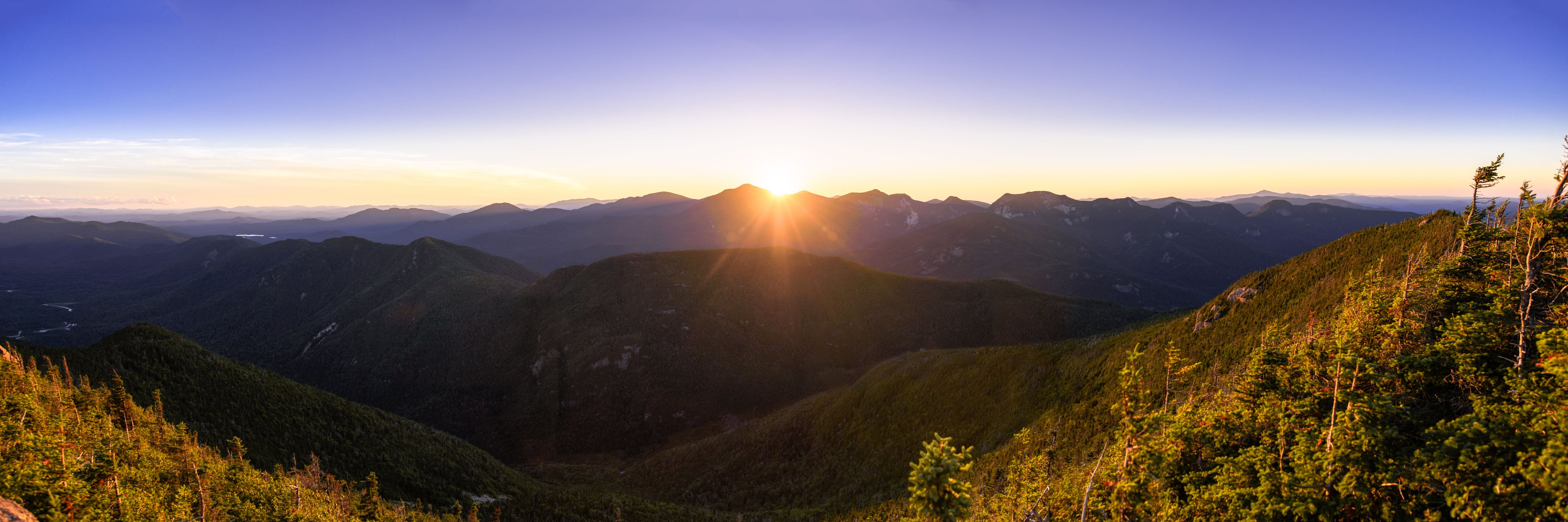 Sunset from Nippletop Mountain