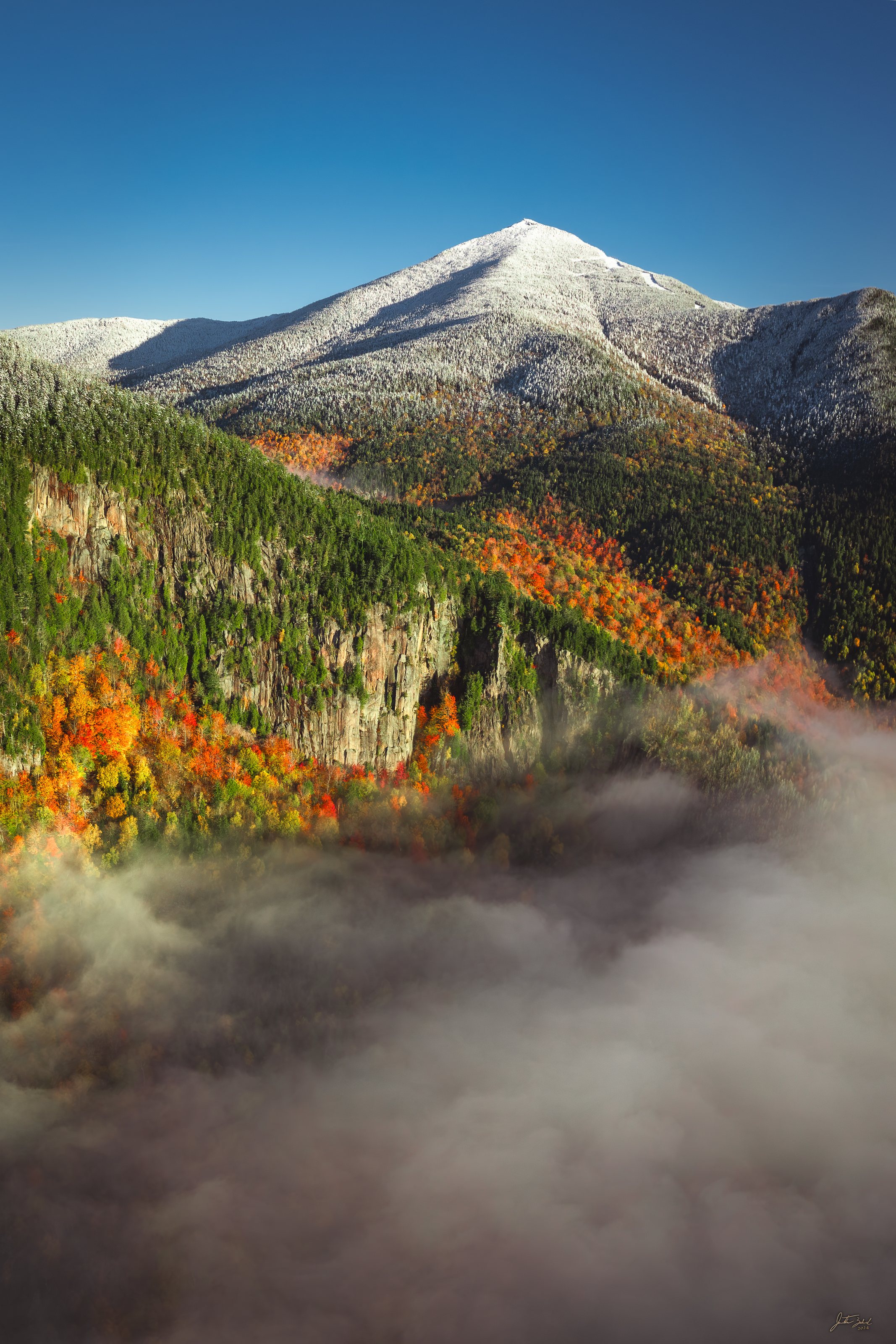 Snow-Capped Whiteface above Wilmington Notch