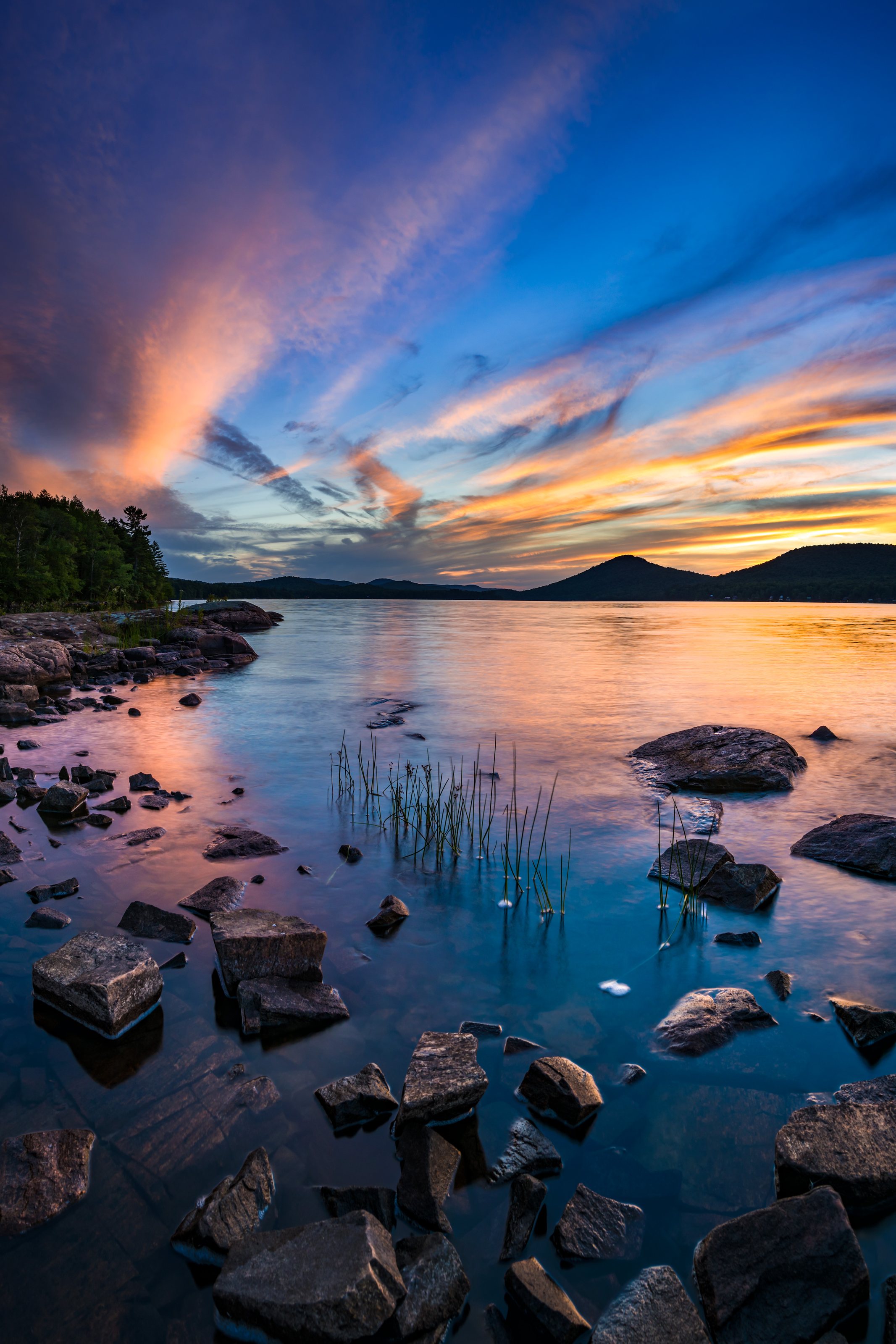 Summer View of Piseco Lake