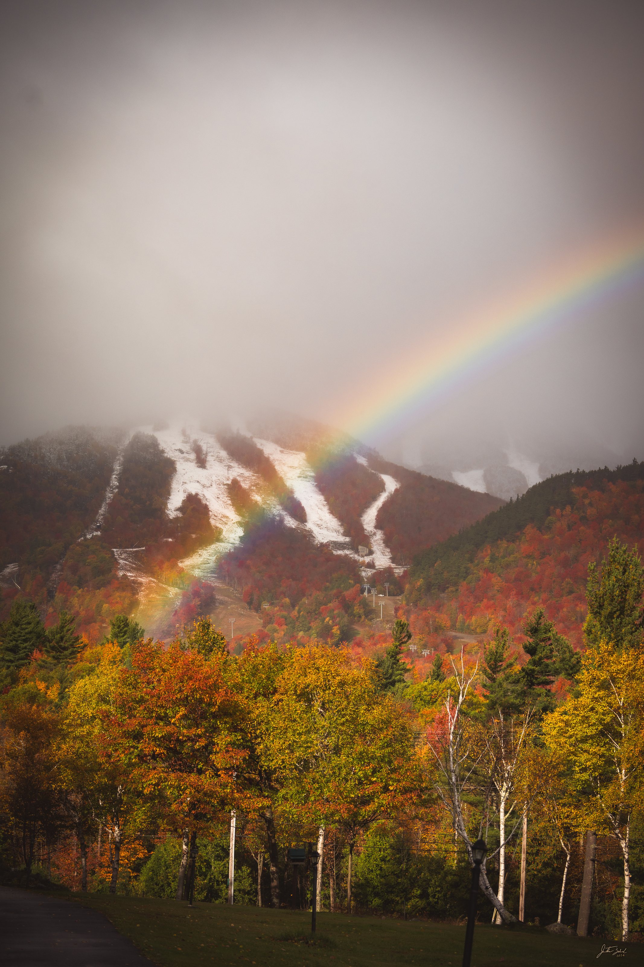Rainbow Light over Whiteface Mountain