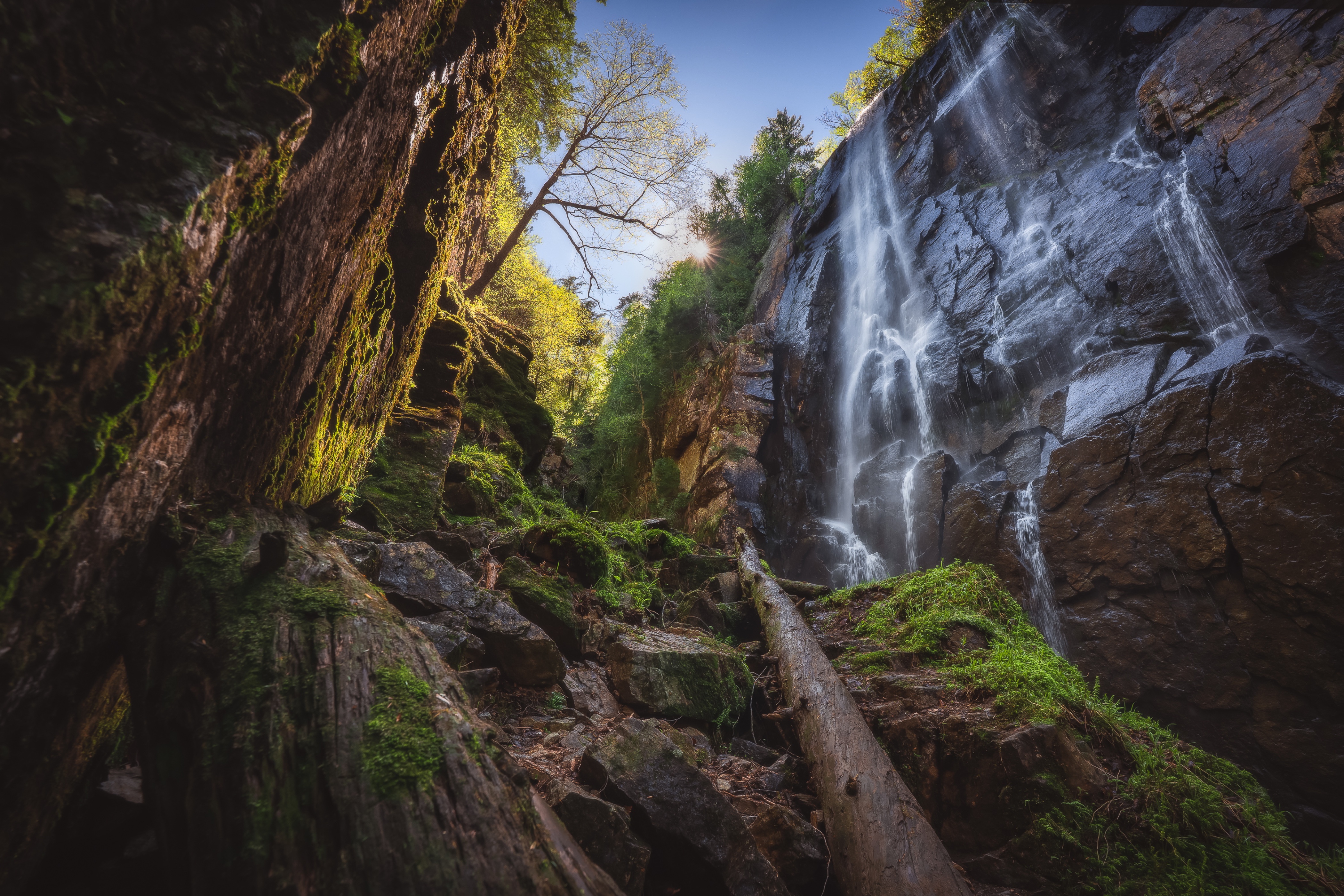 Rainbow Falls at Adirondack Mountain Reserve