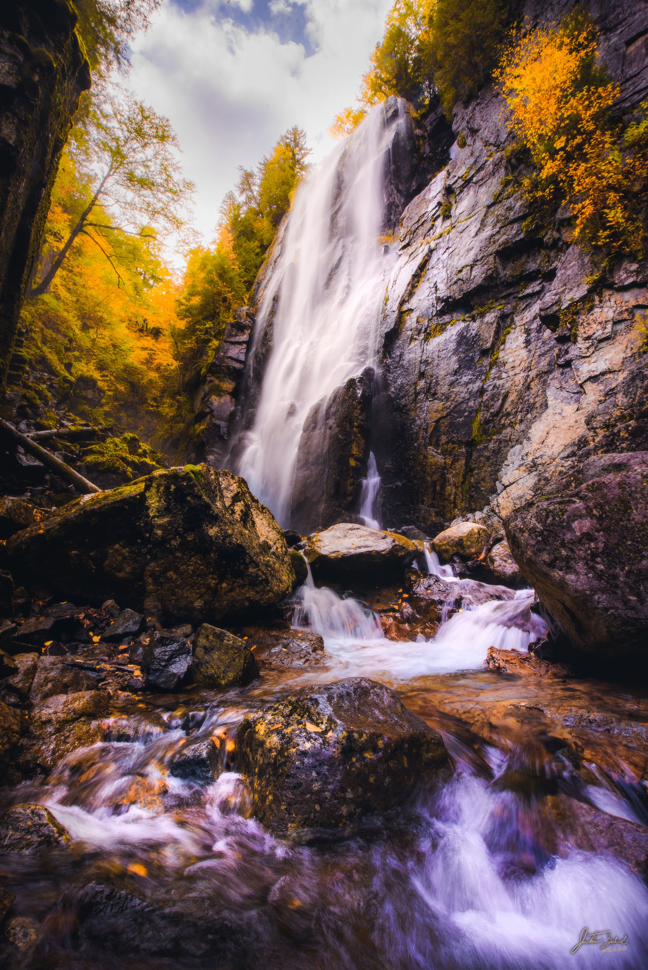 Rainbow Falls in Autumn