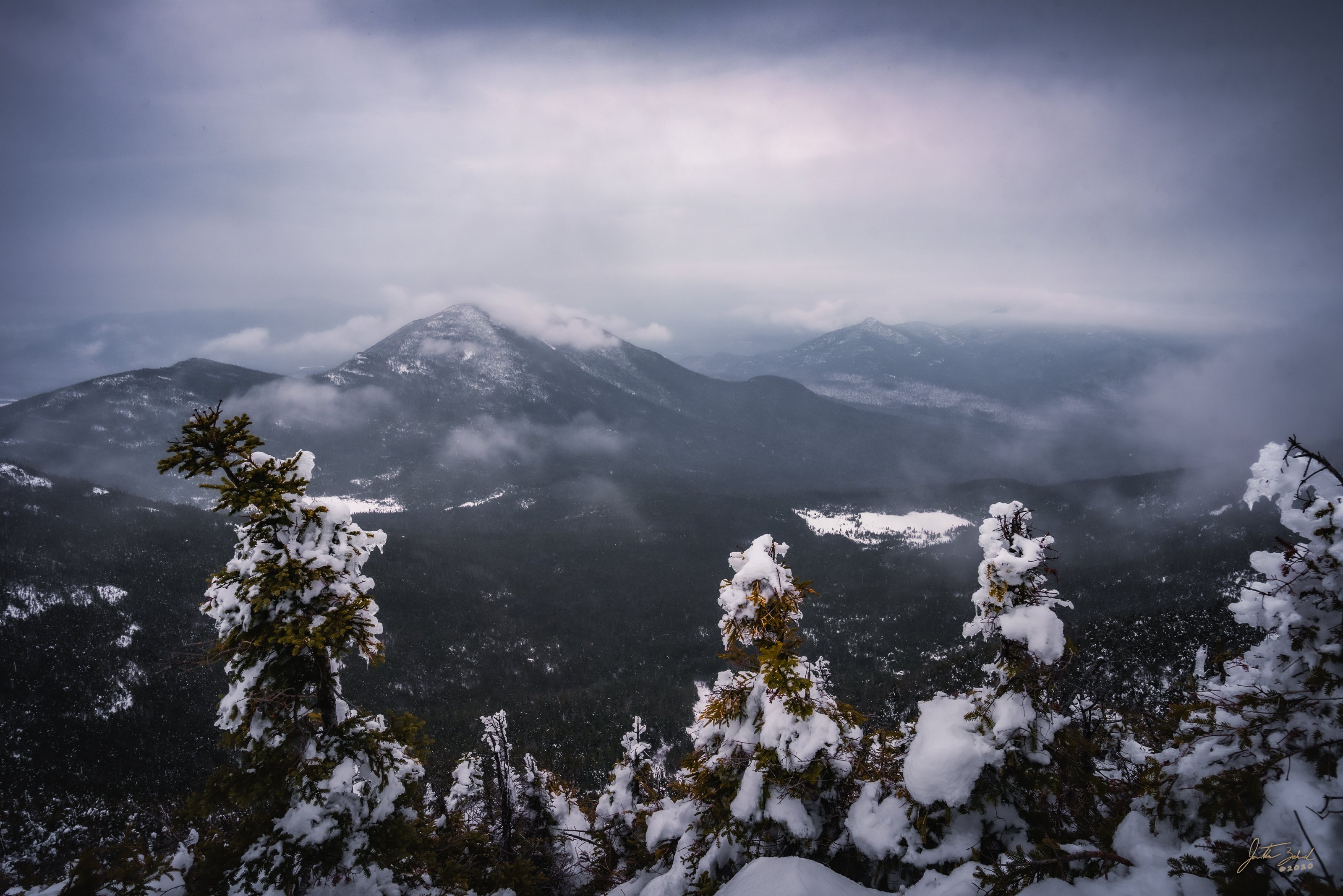 Winter View from Mount Redfield