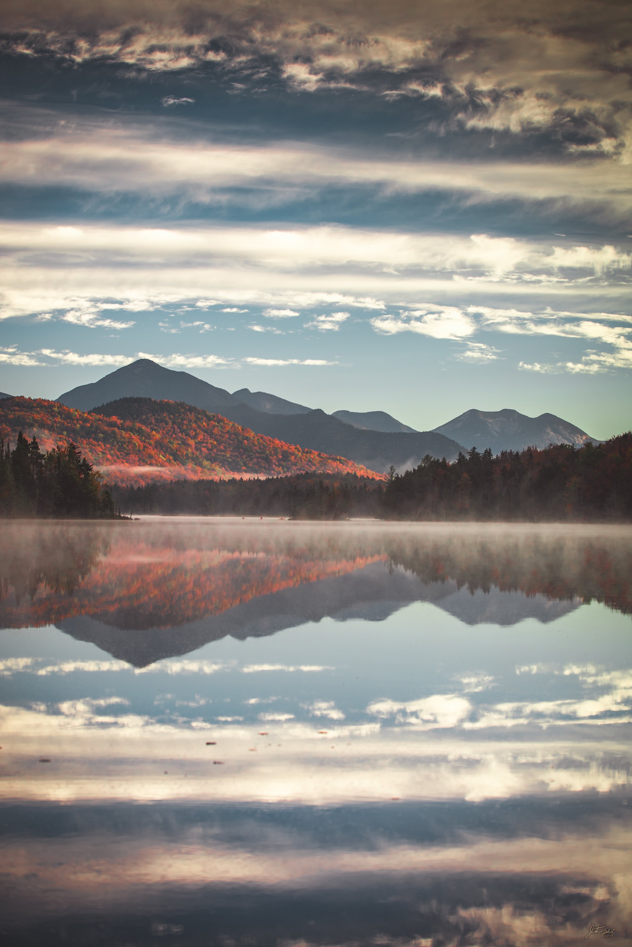 Boreas Ponds Reflections and Great Range