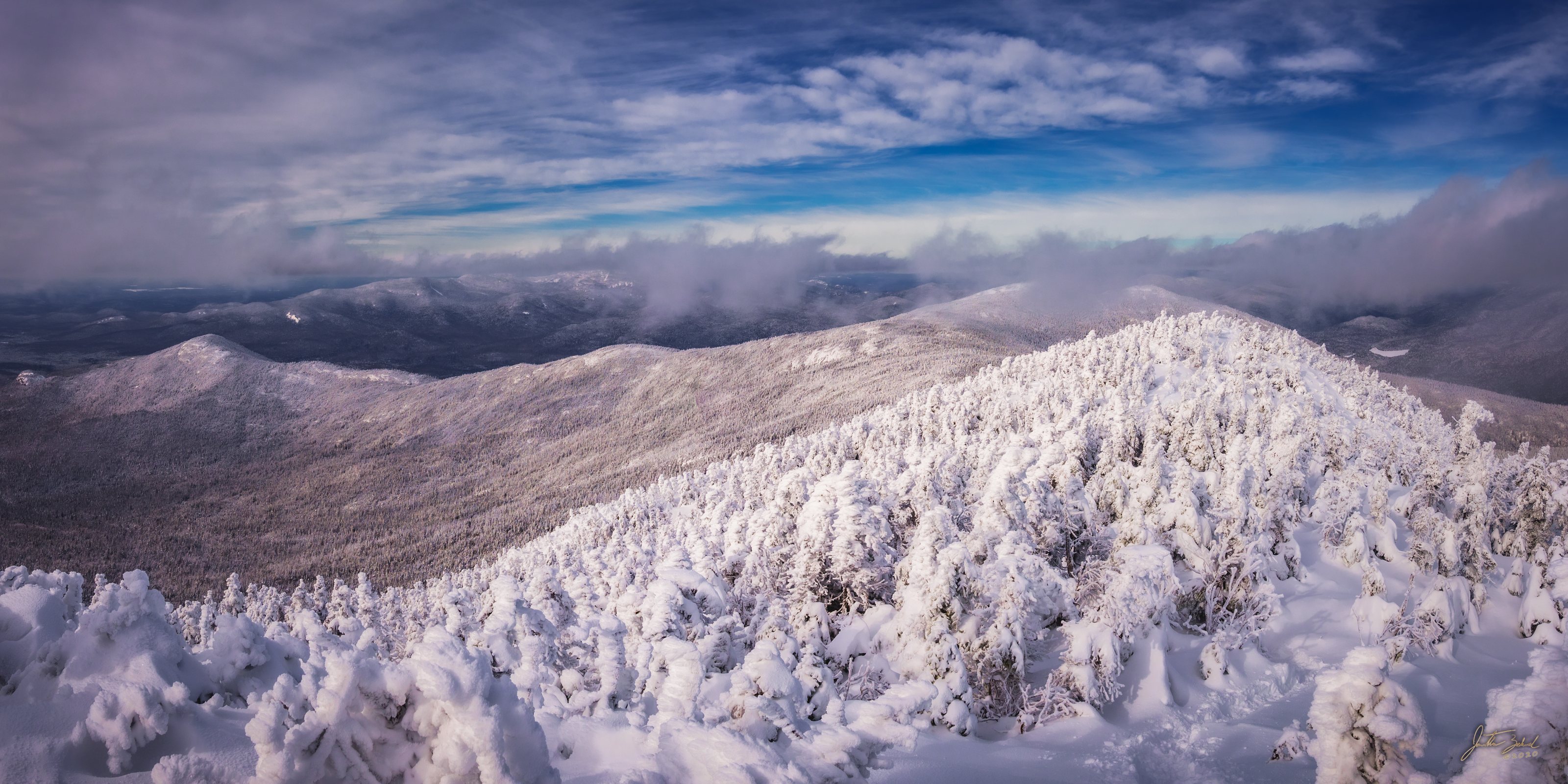 Winter View from Santanoni Peak