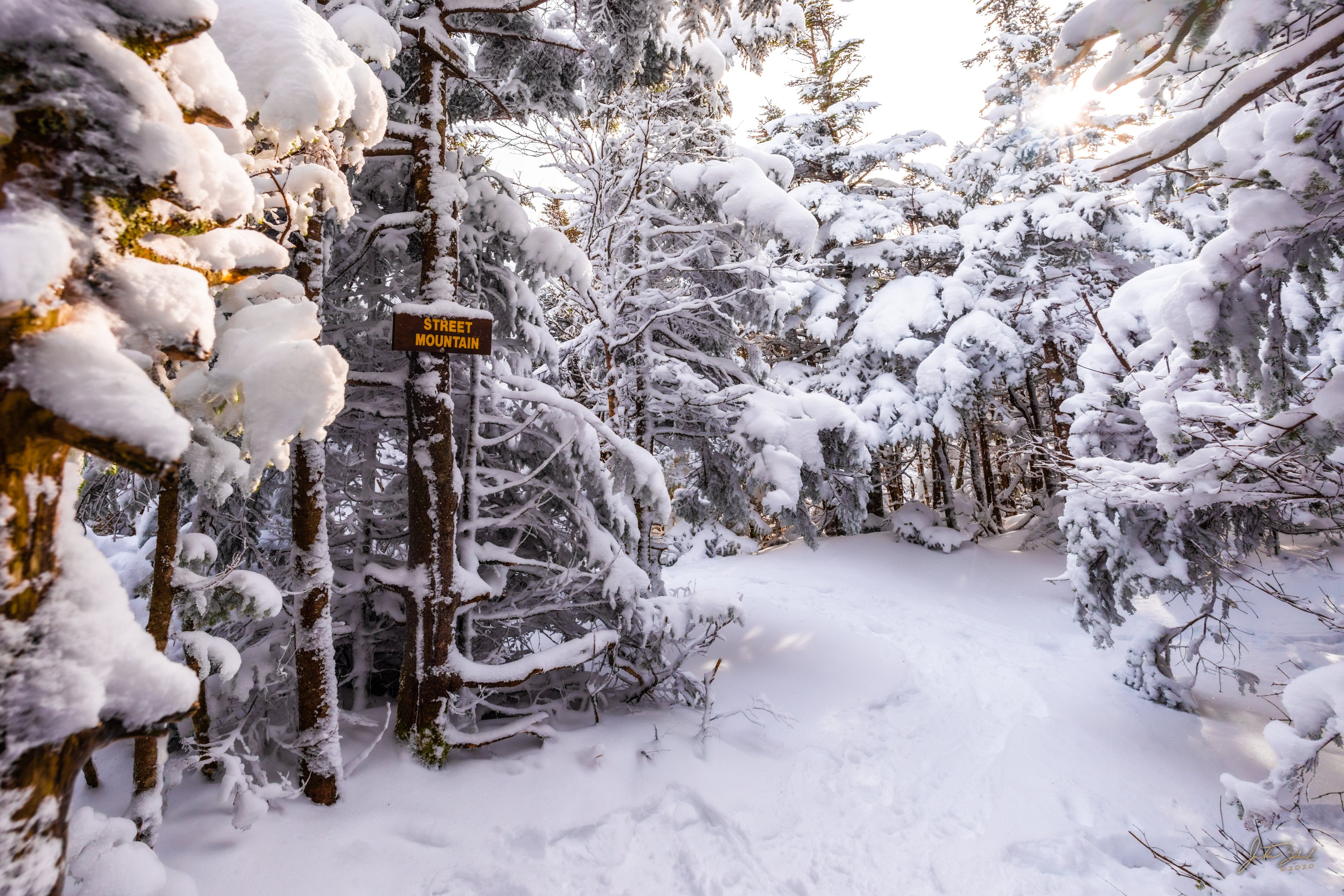 Street Mountain Winter Summit