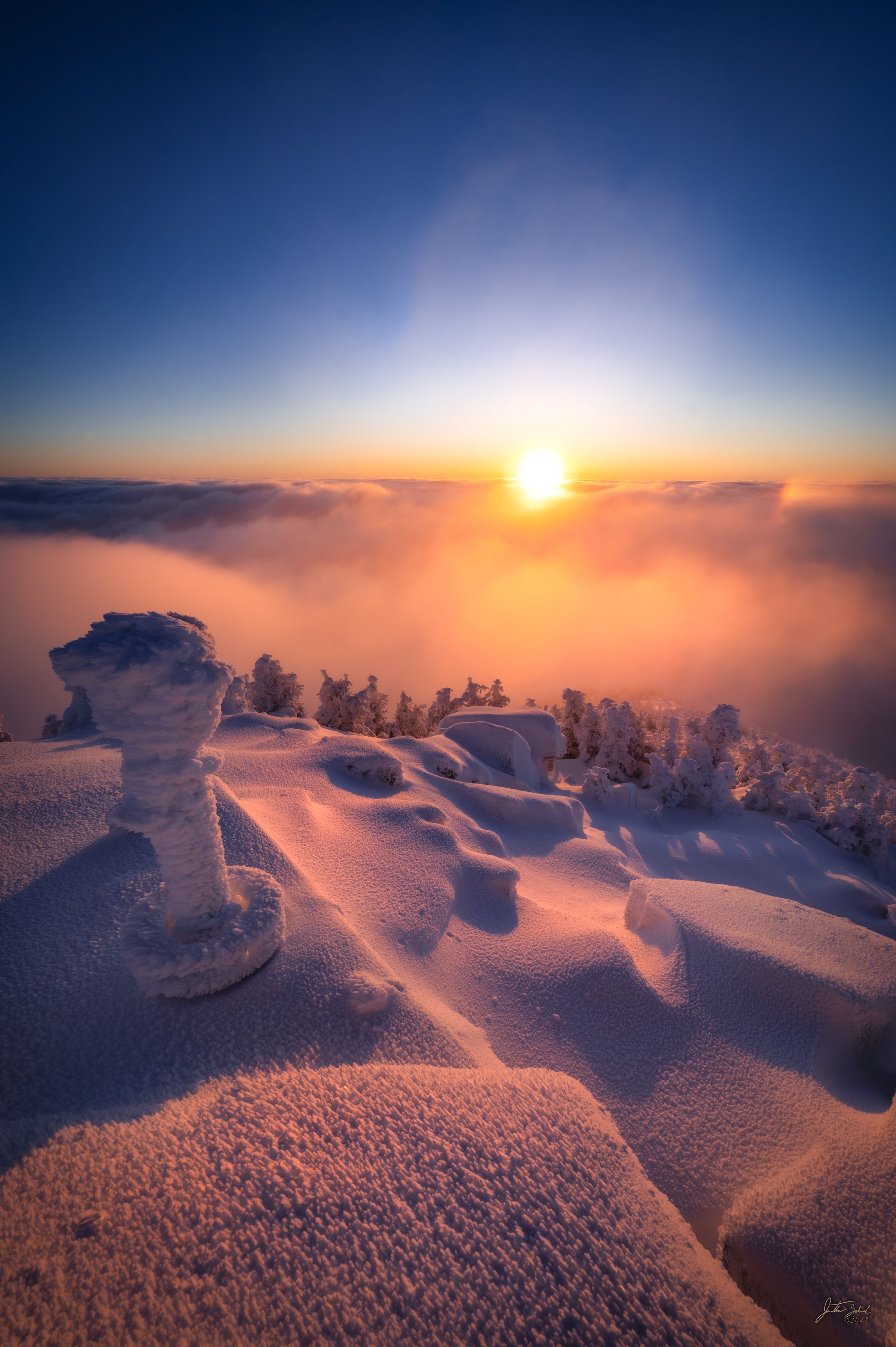 Sunrise Above the Clouds on Whiteface
