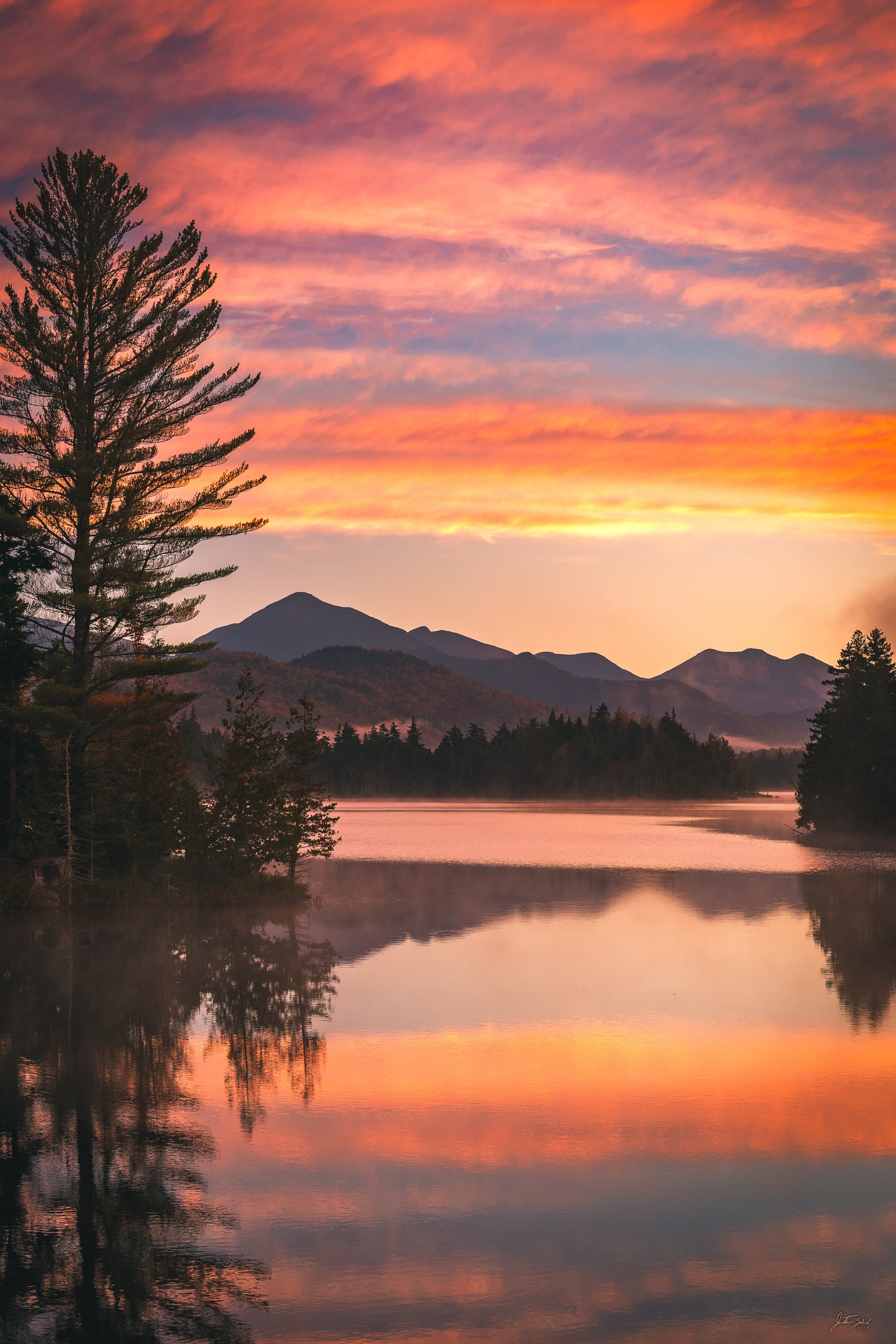 Sunrise Reflections at Boreas Ponds