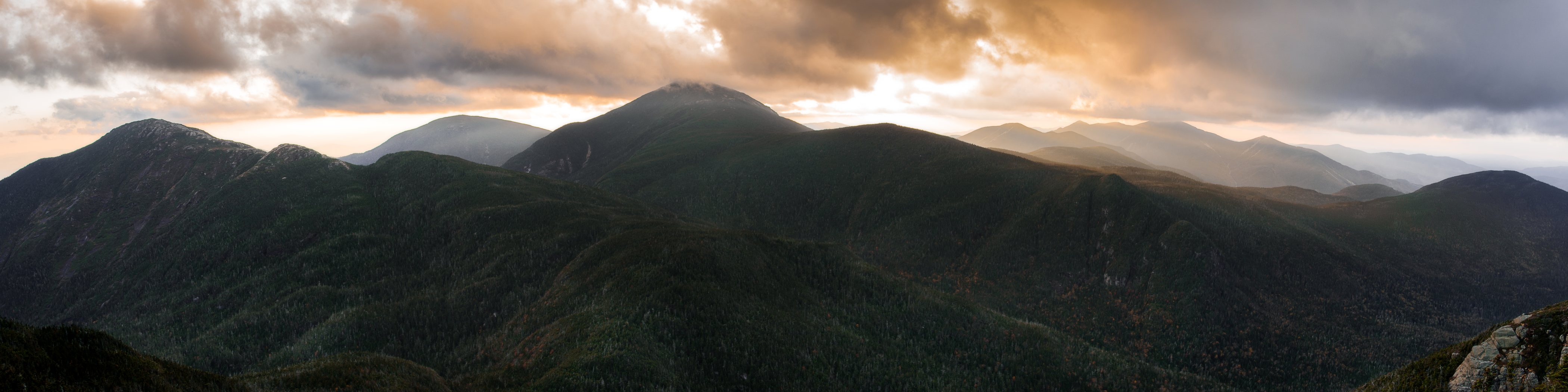 Sunset from Basin Mountain