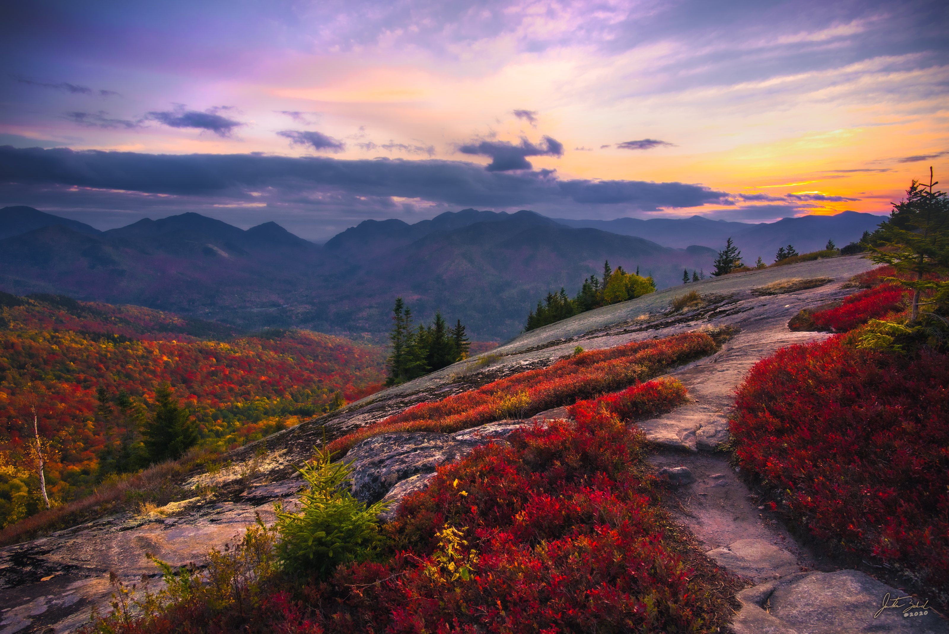 Sunset Light from Hopkins Mountain