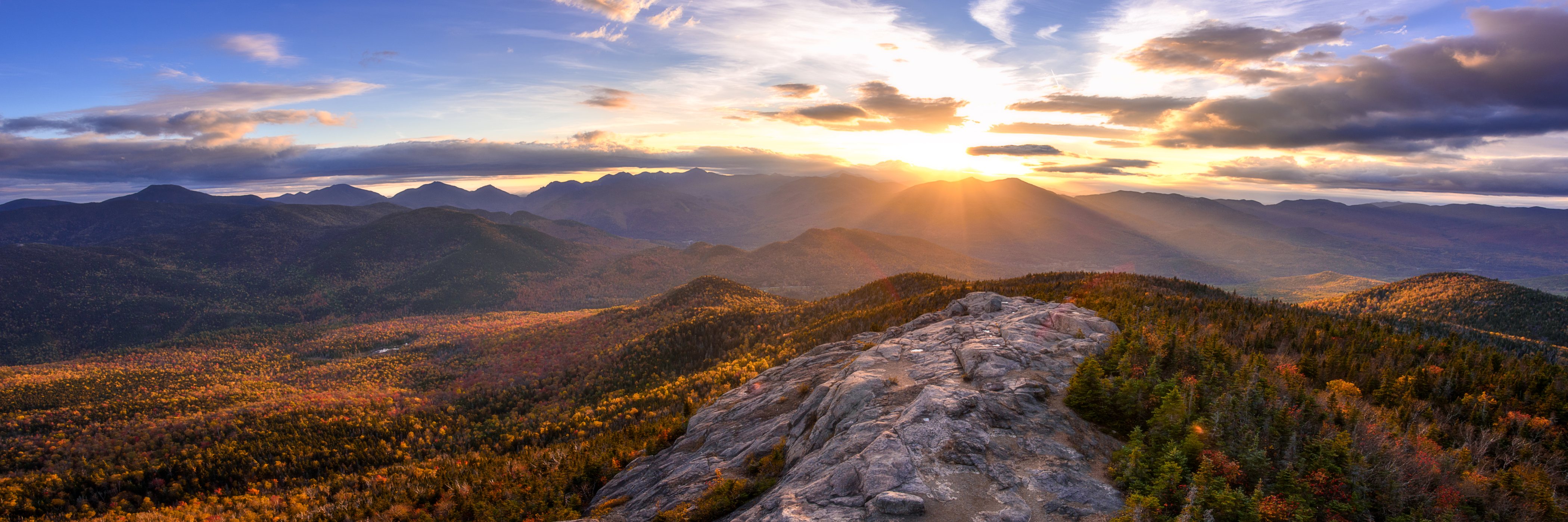 Sunset from Hurricane Mountain